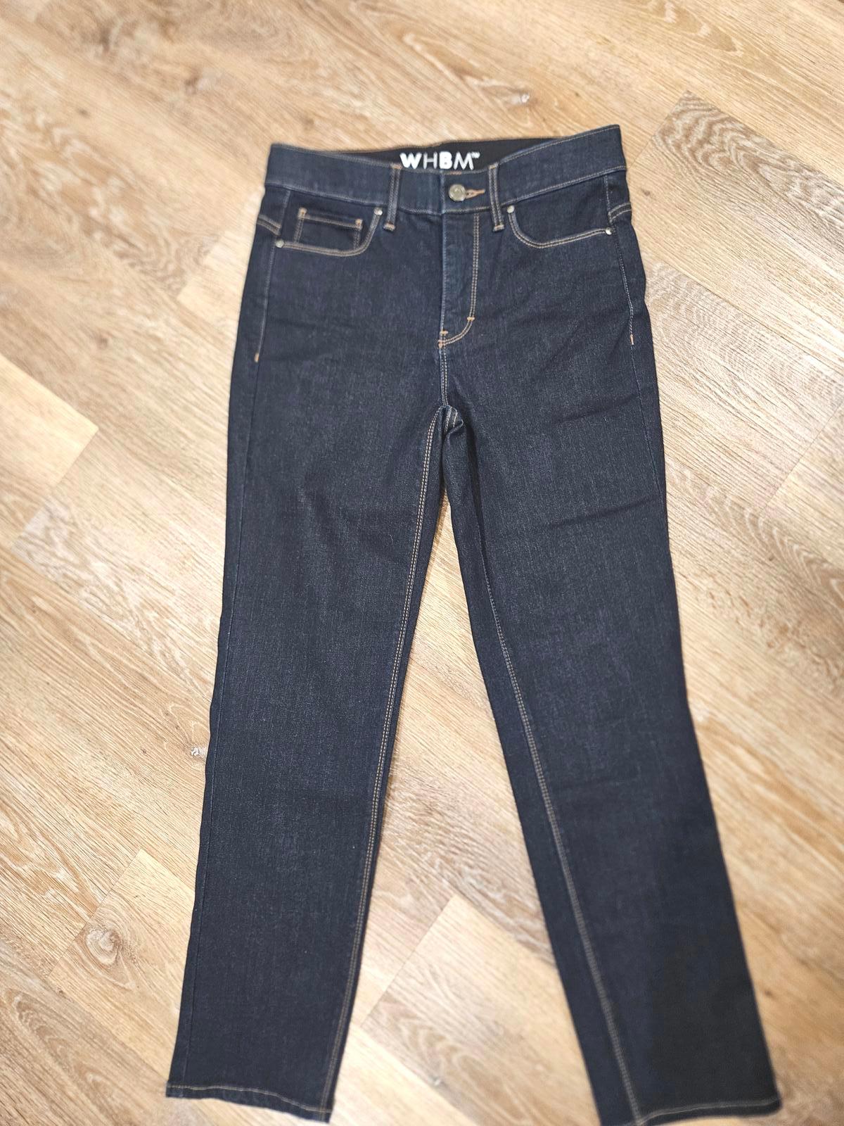 Nwot WHBM Women's Dark Wash Slim Fit Jeans - Size J13