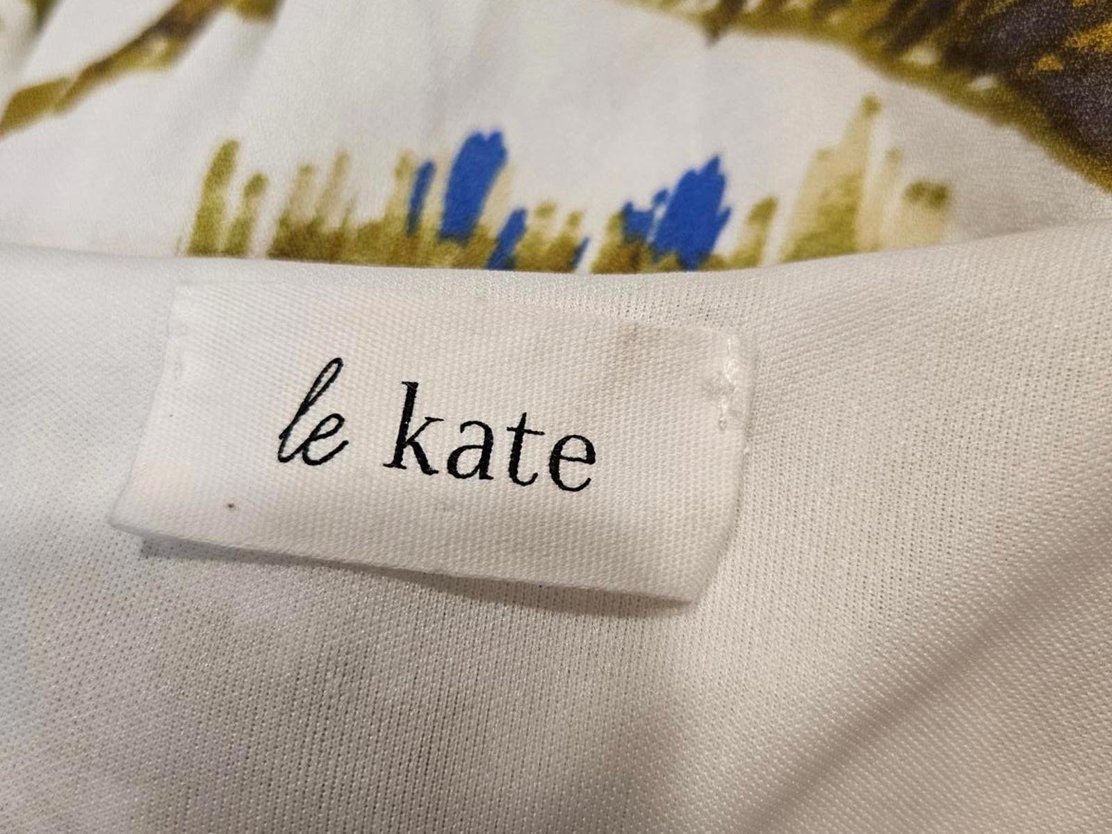 Le Kate Leaf Pattern Summer Dress #341