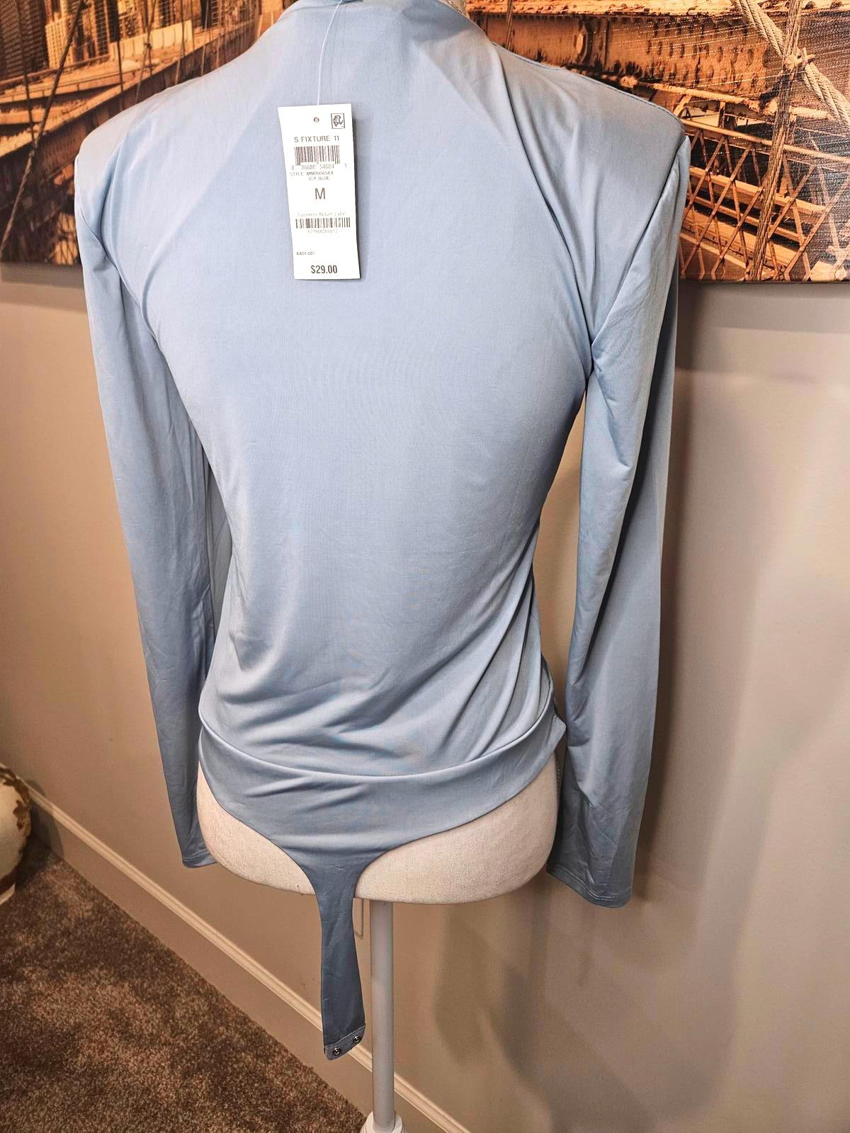 Nwt "And Now This" Long Sleeve Bodysuit in Soft  1264