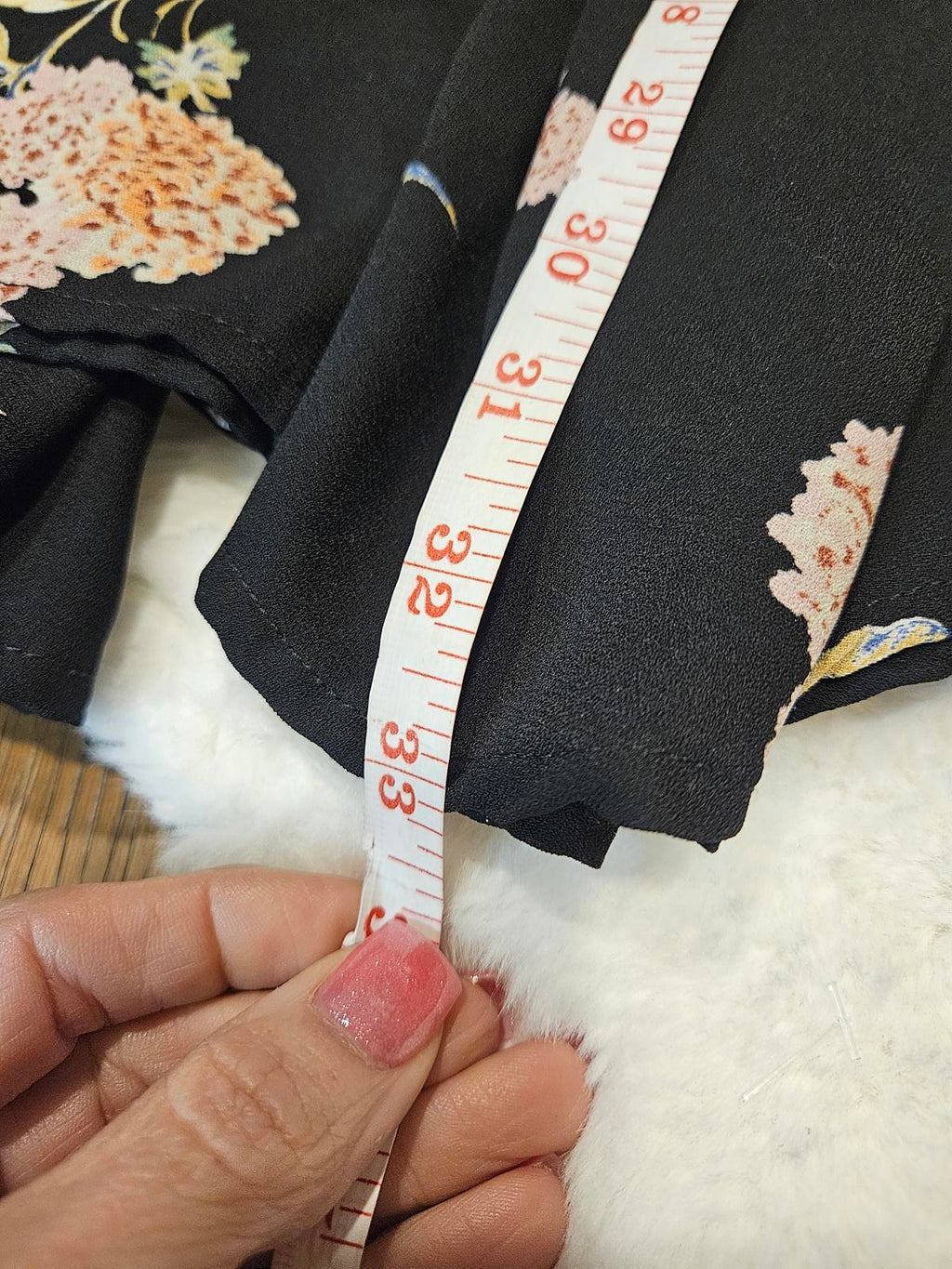 Lush Floral Black Slip Dress – Perfect for Summer #H61