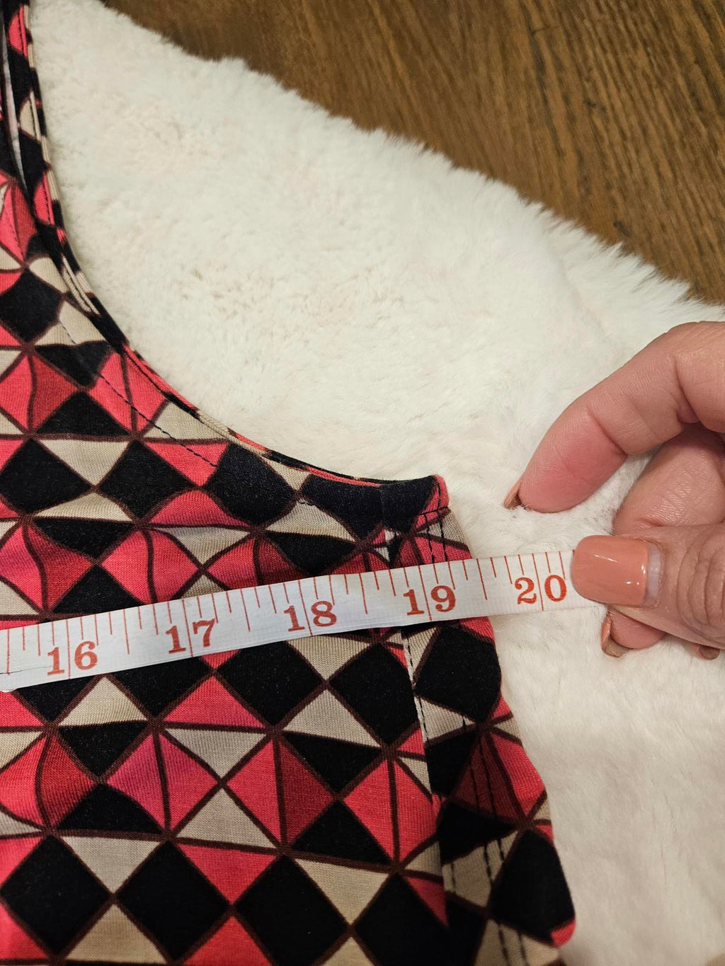 Lord and Taylor's Context Geometric Print Sleeveless Dress #671