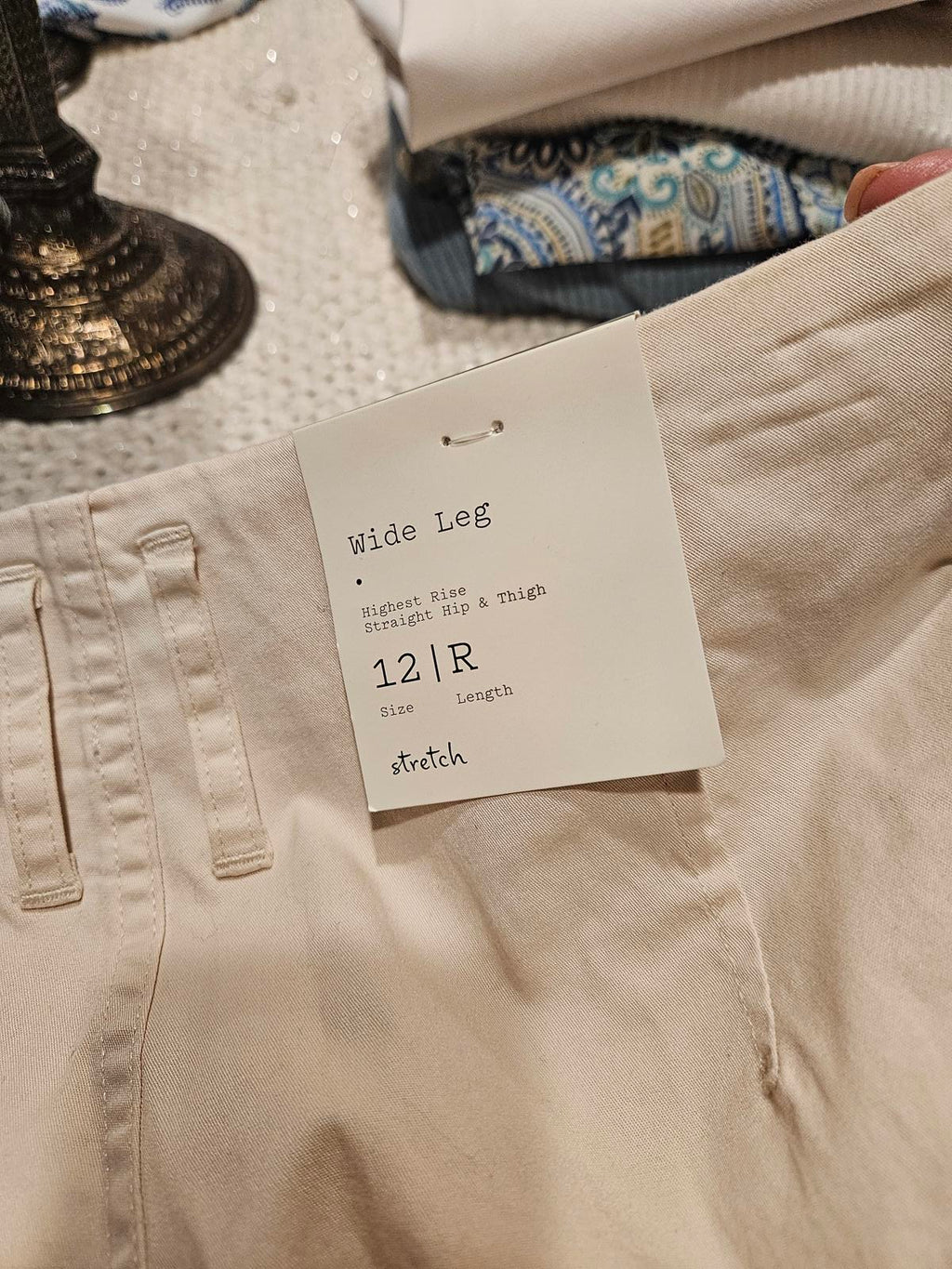 Nwt A New Day Stretch Wide Leg Cargo Pants - Size 12 jeans bucket