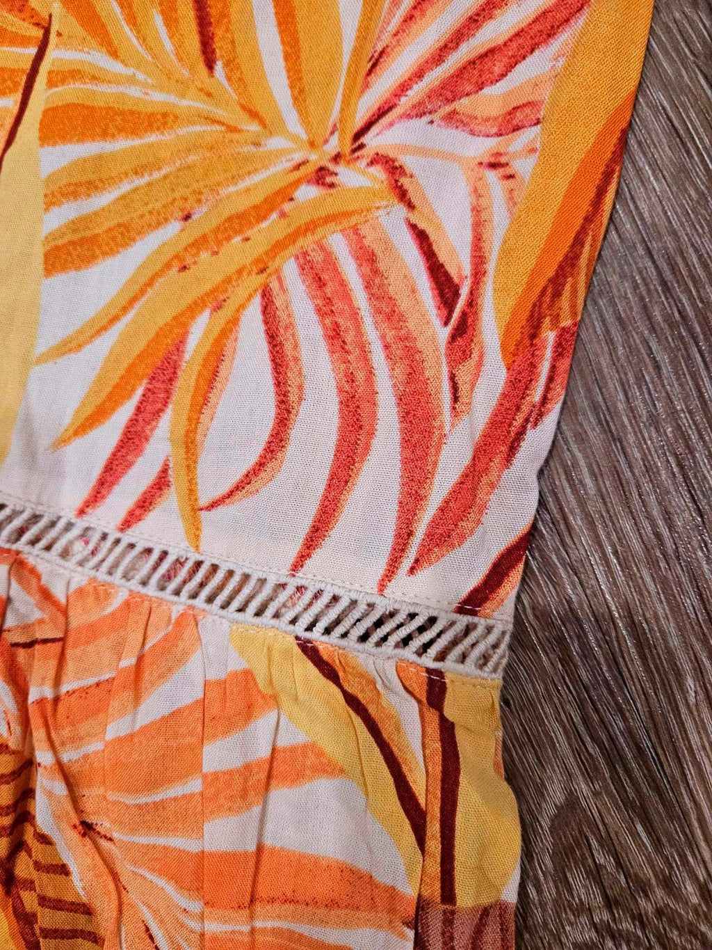Nwot True Destinations Wide-Leg Palazzo Pants with Tropical Print 20