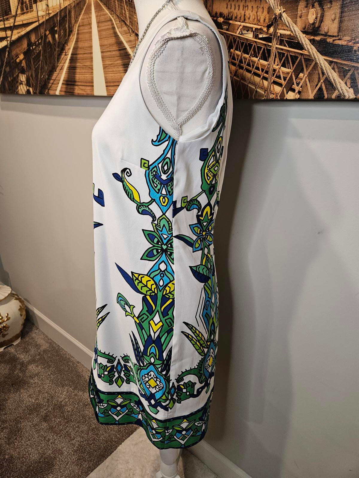 Kim Rogers Women's Colorful Shift Dress - Size 8 #78