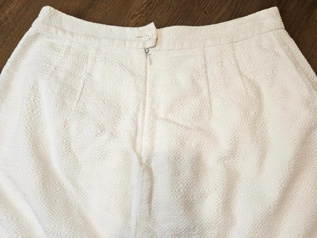 Nanette Lepore Women's Textured White Skort - Size 2 #226