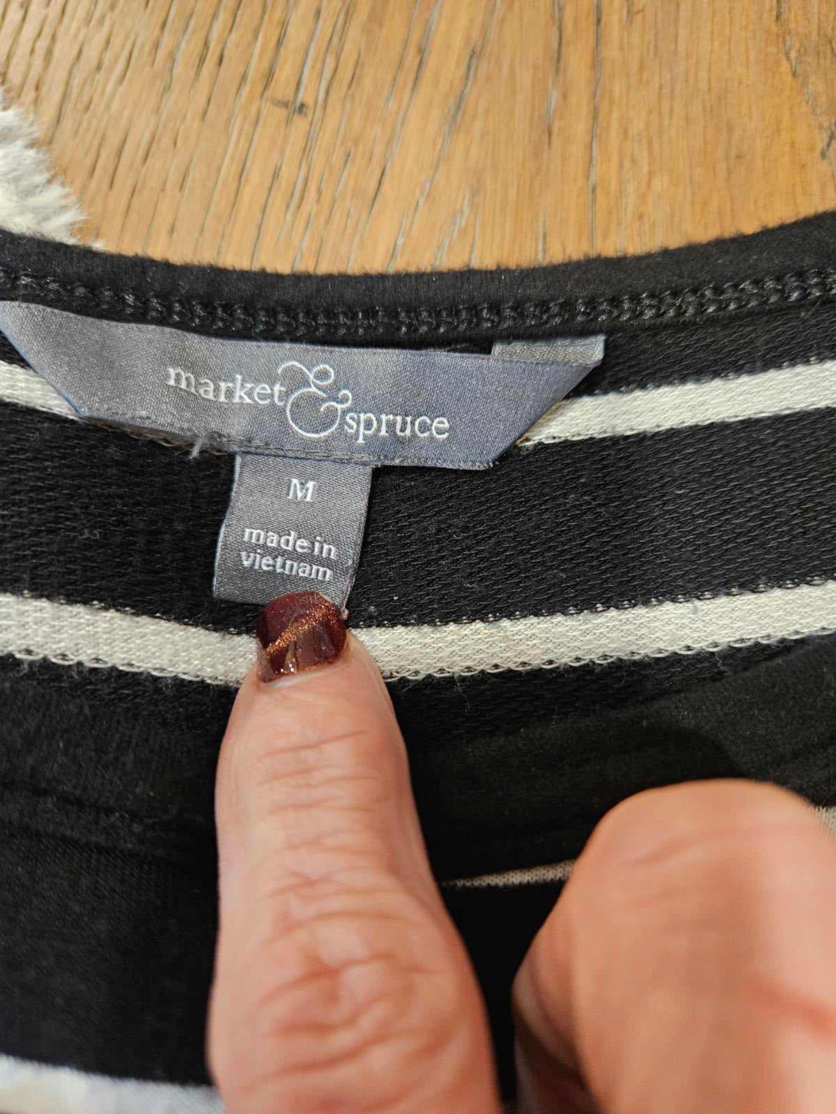 Market & Spruce Cozy Striped Long Sleeve Tunic #181