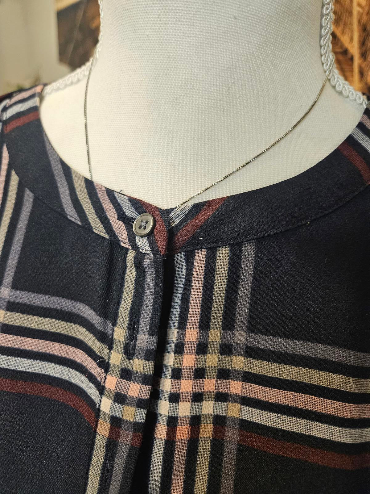 LOFT Stylish Plaid Tunic Dress #16