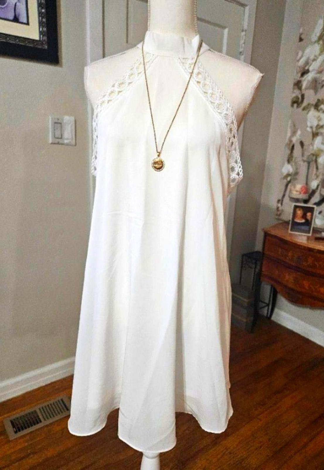 LuLu's White Lace Halter Dress - Perfect for Summer #66