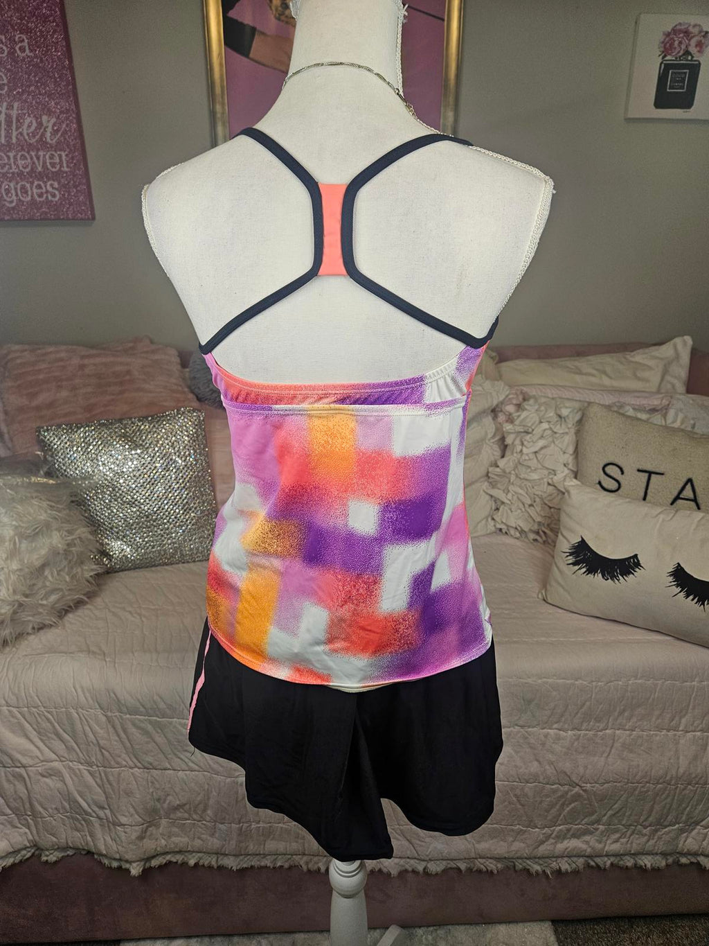 Nike Women's Colorful Tankini Set #610
