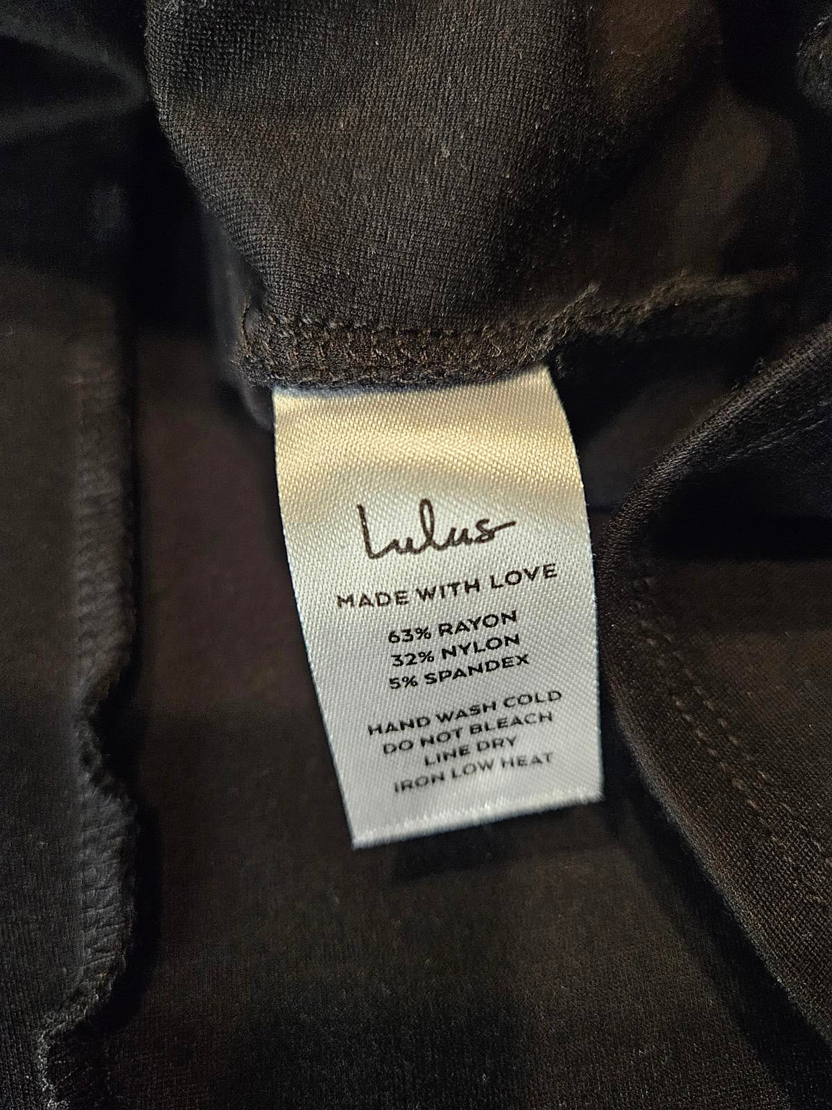 Lulus Sexy Little Black Low Cut Dress #H146