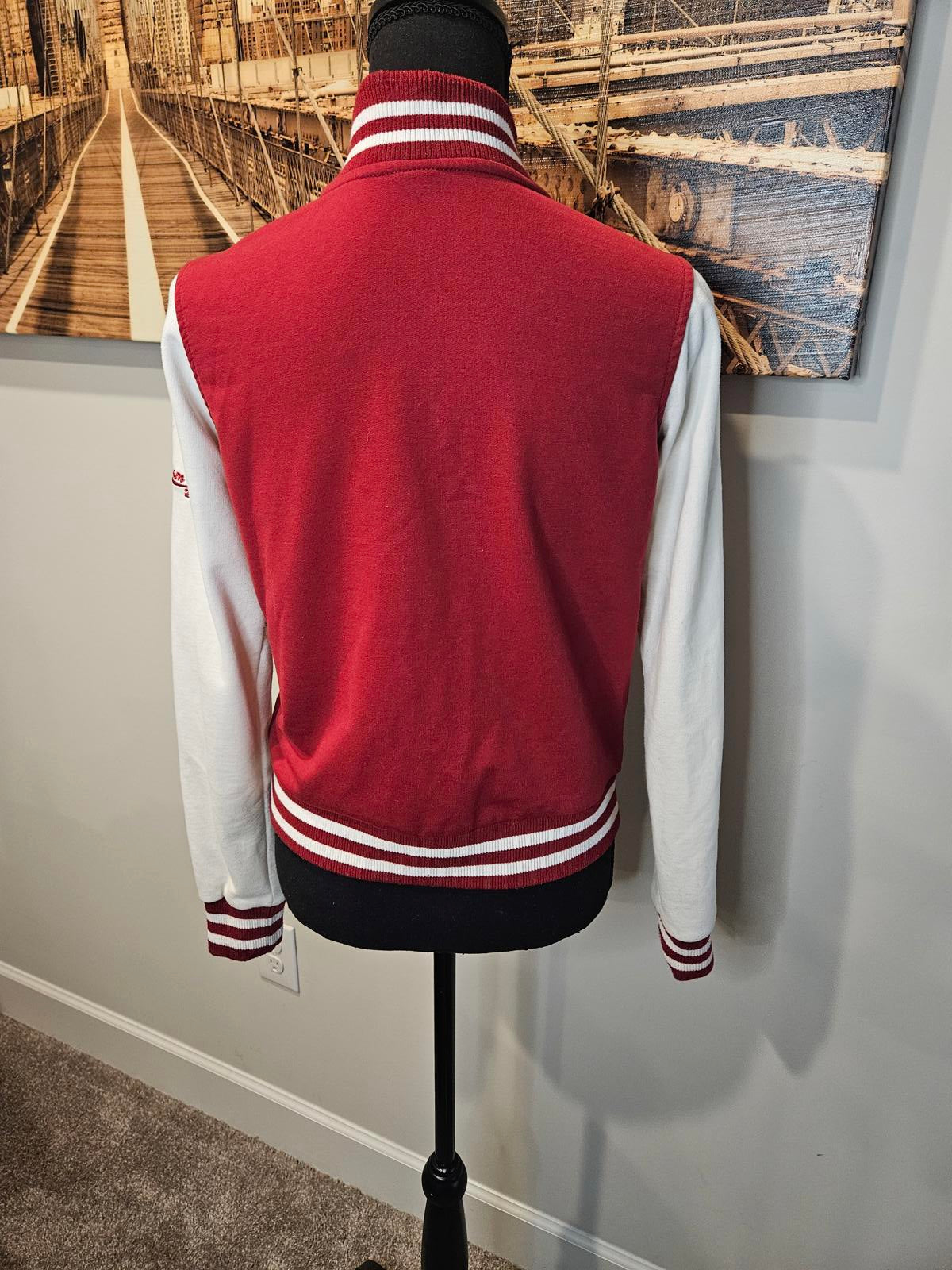 Love Tree Varsity Jacket with Embroidered Letter #587