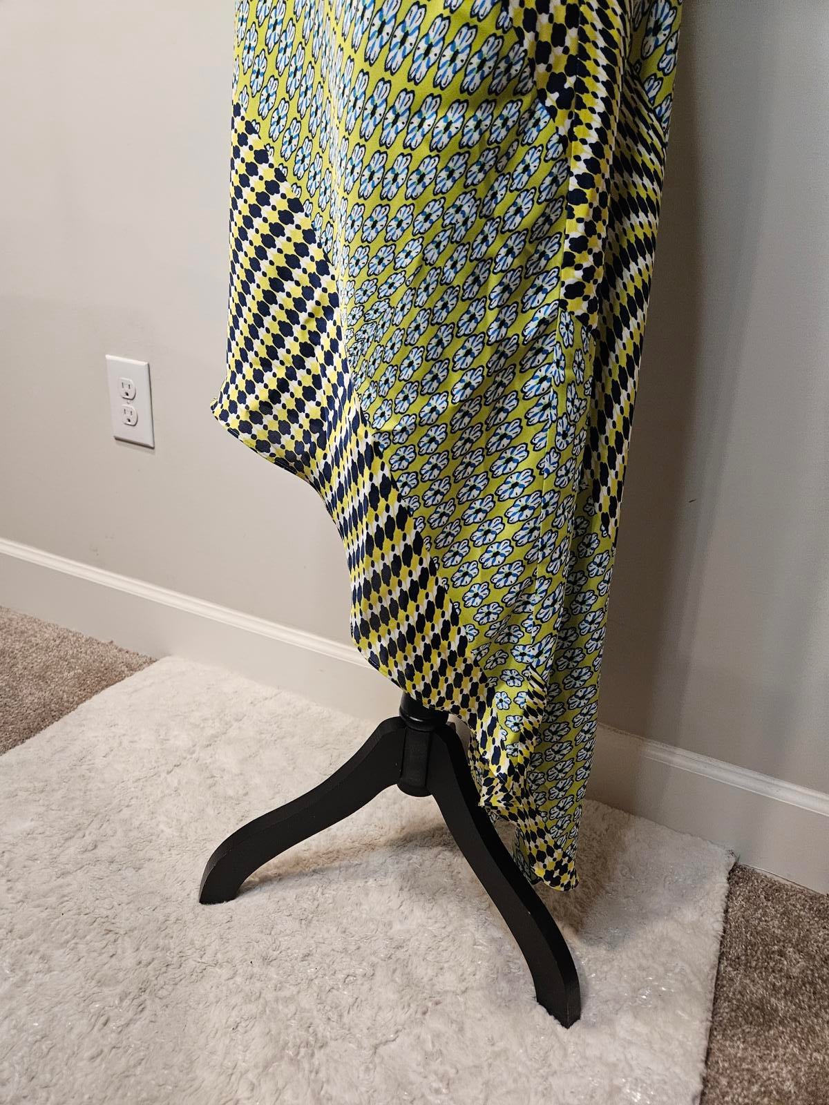 Laundry By Segal Stylish Geometric Print Hi-Low Dress #246