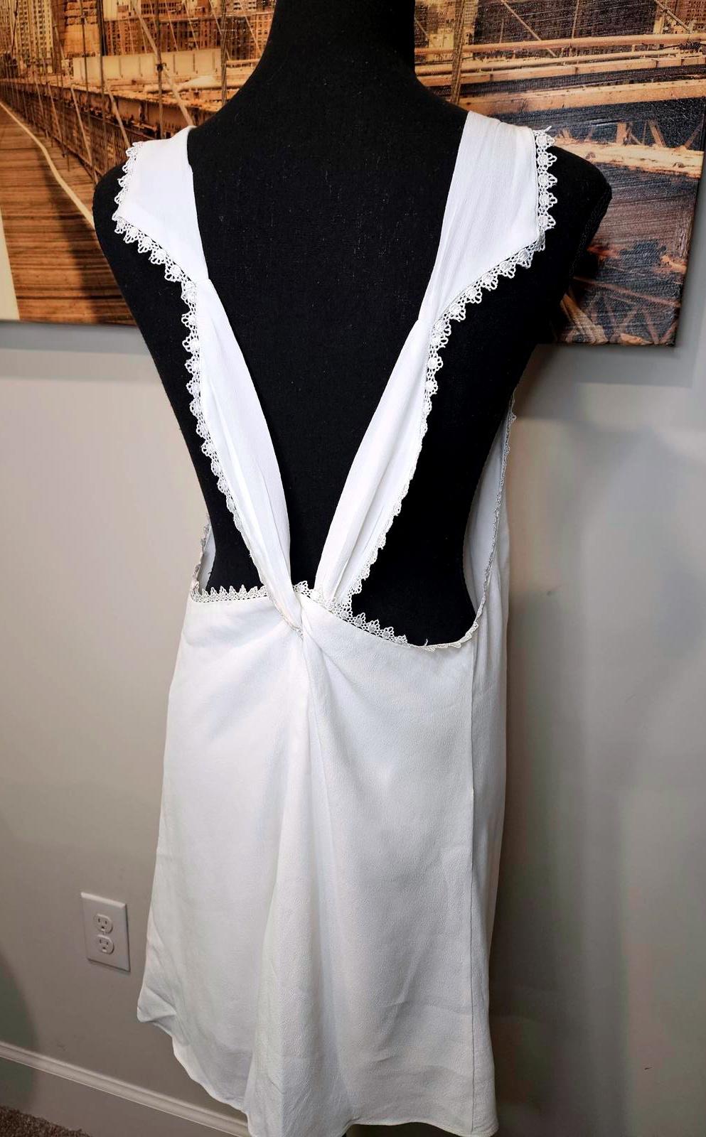 Maddy K Sleeveless Dress with Lace Detail #679