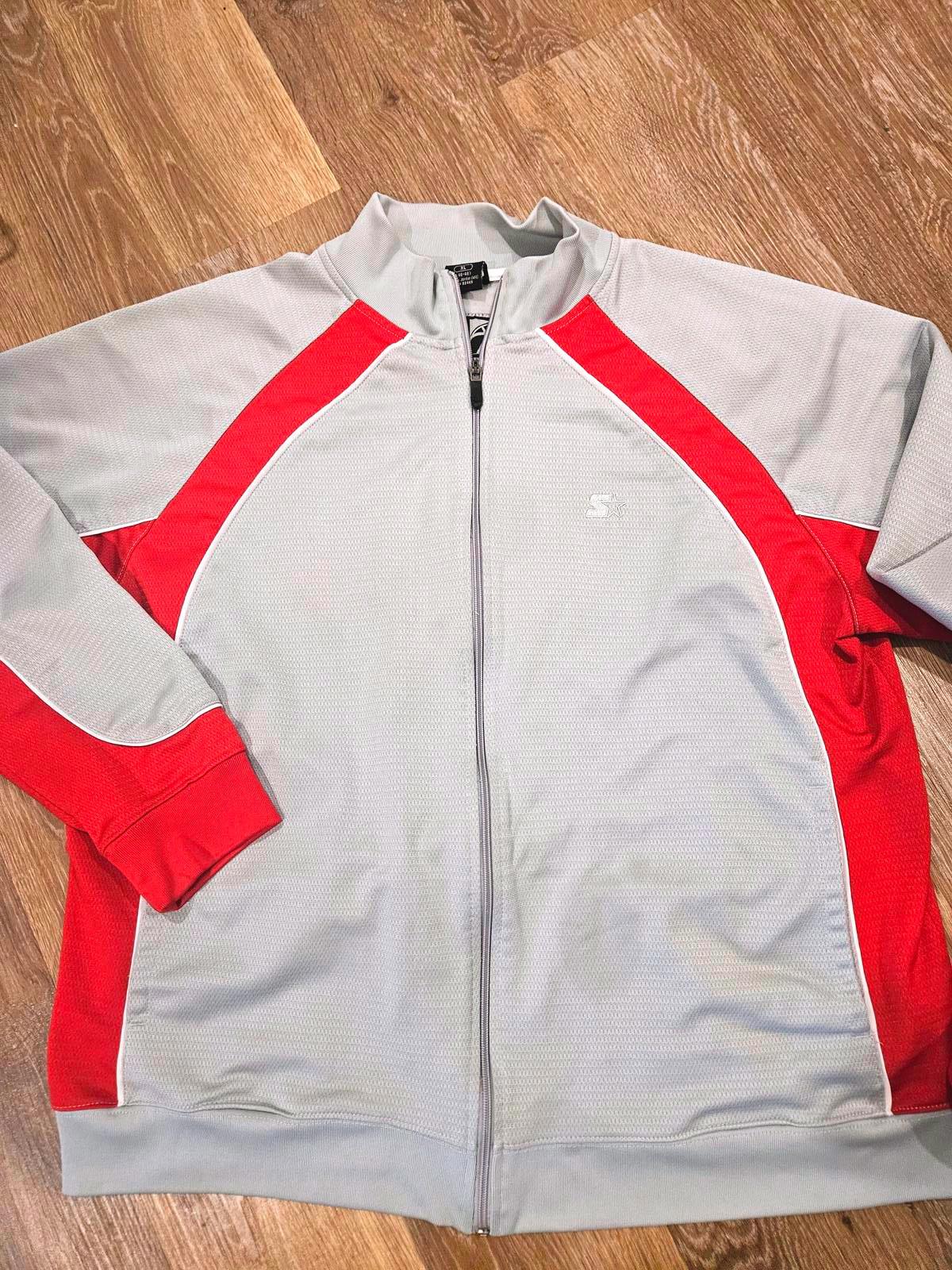 Starter Men's Two-Piece Basketball/Tracksuit Jacket and Pants-XL