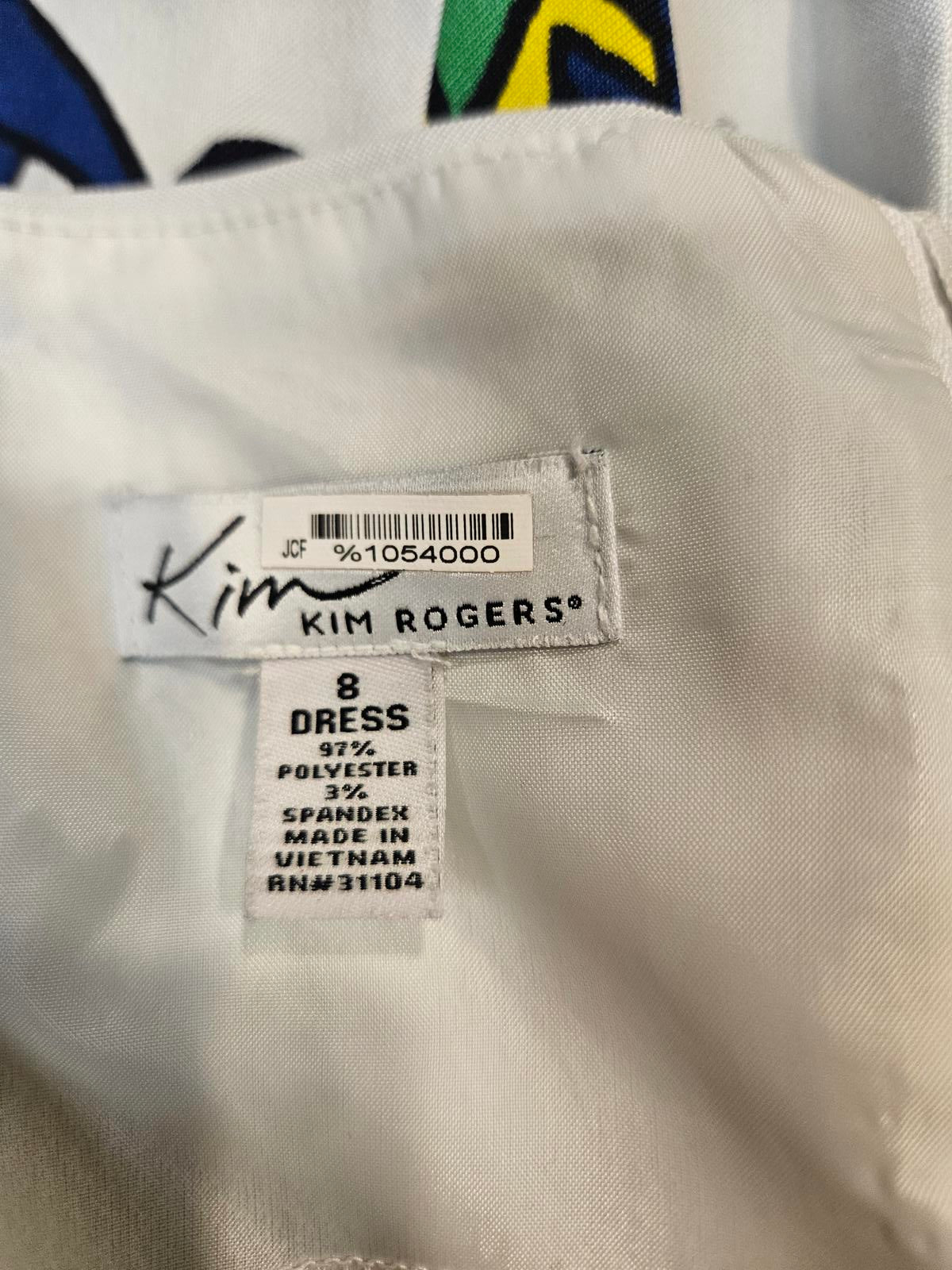 Kim Rogers Women's Colorful Shift Dress - Size 8 #78