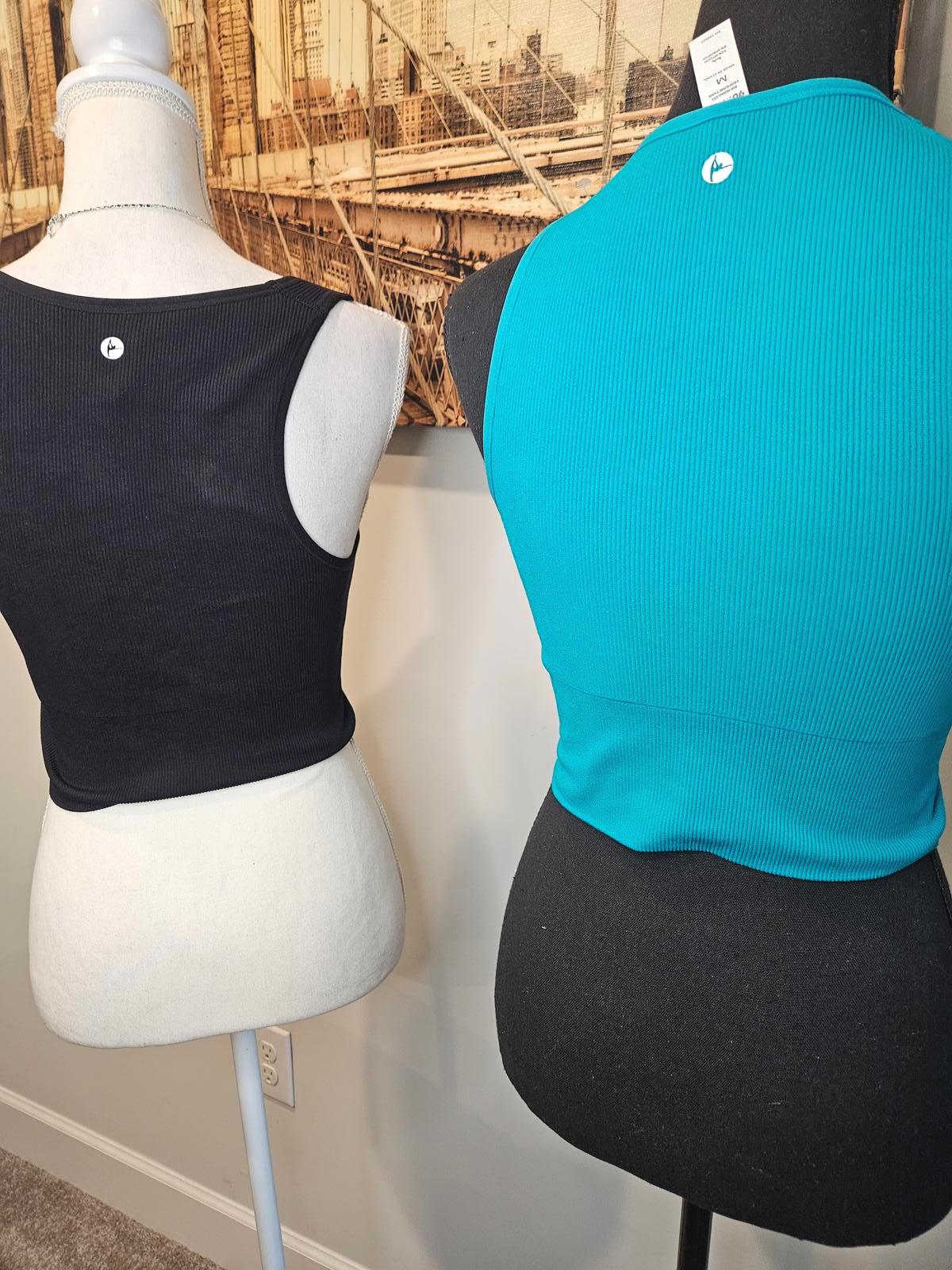Nwt 90 Degree by Reflex Women's Ribbed Crop Tops Set 683
