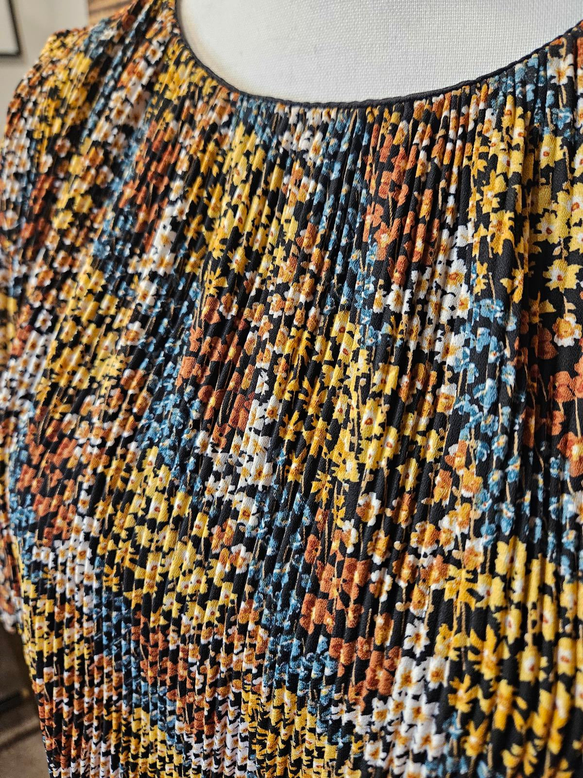 Love & Piece Bohemian Floral Print Smock Dress #470