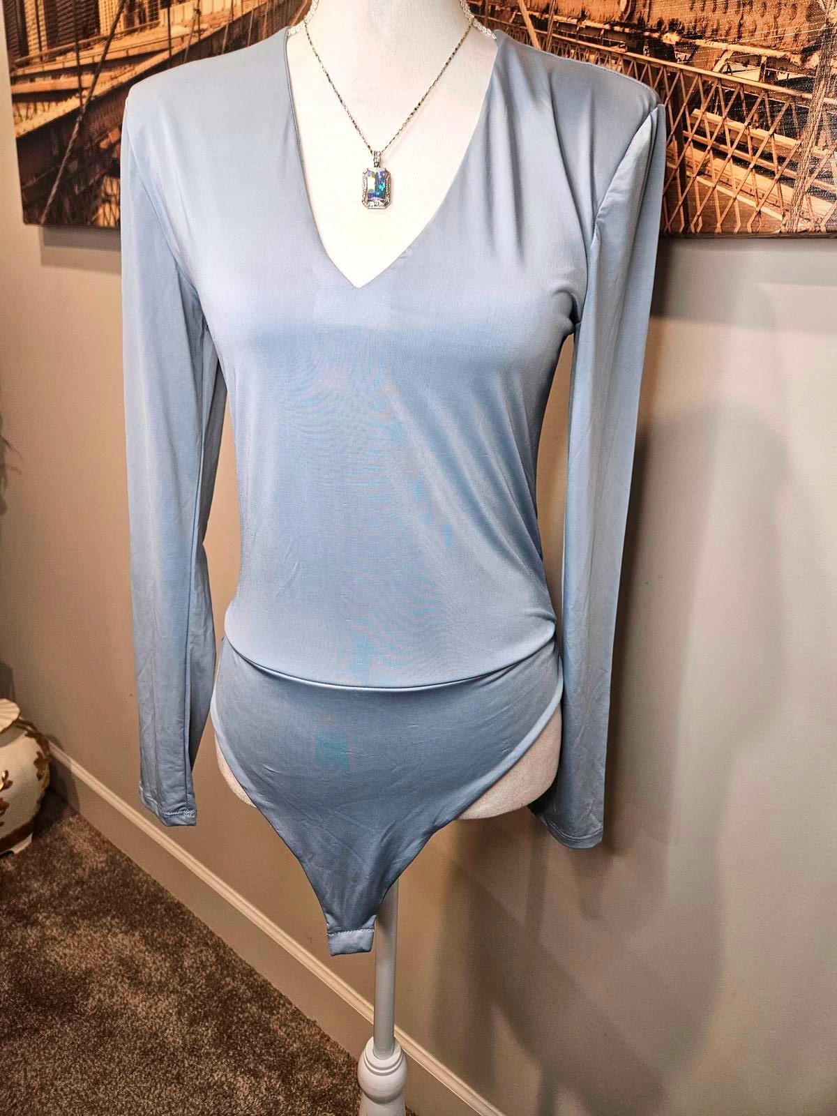 Nwt "And Now This" Long Sleeve Bodysuit in Soft  1264