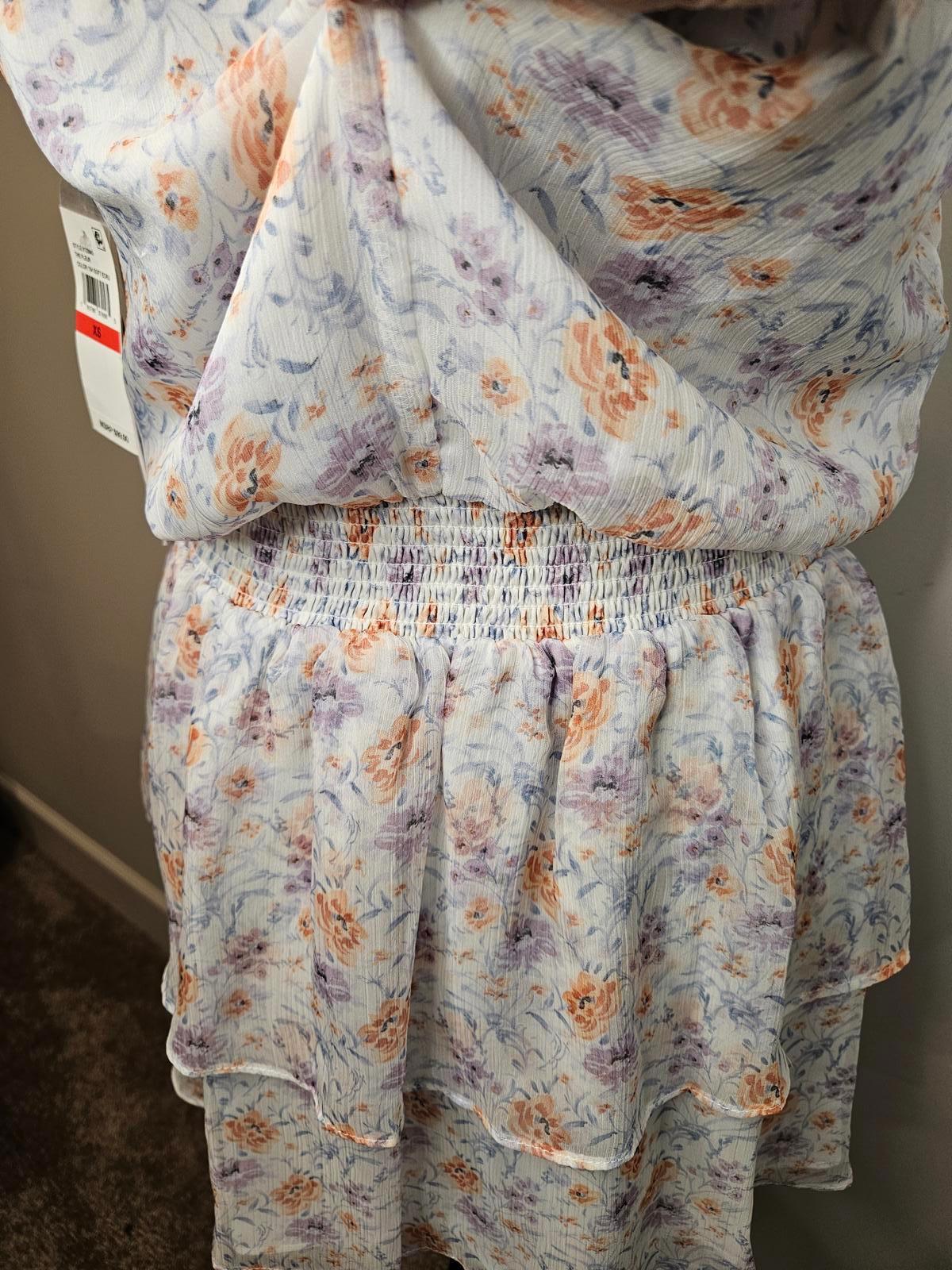 Nwt 1.State Floral Ruffled Dress - Perfect Summer Style #640