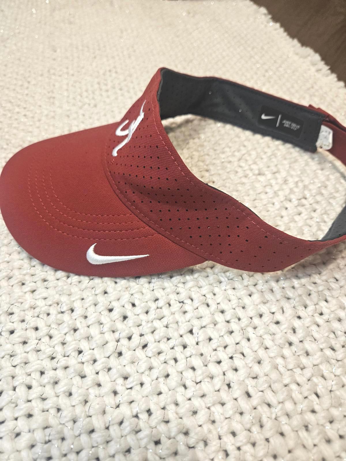 Nike Alabama Crimson Tide Red Sports Visor