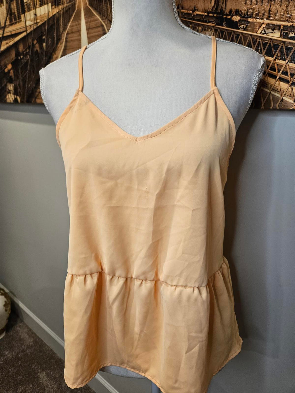 Nwt 3 Olive & Oak Sleeveless Peplum Tops A51