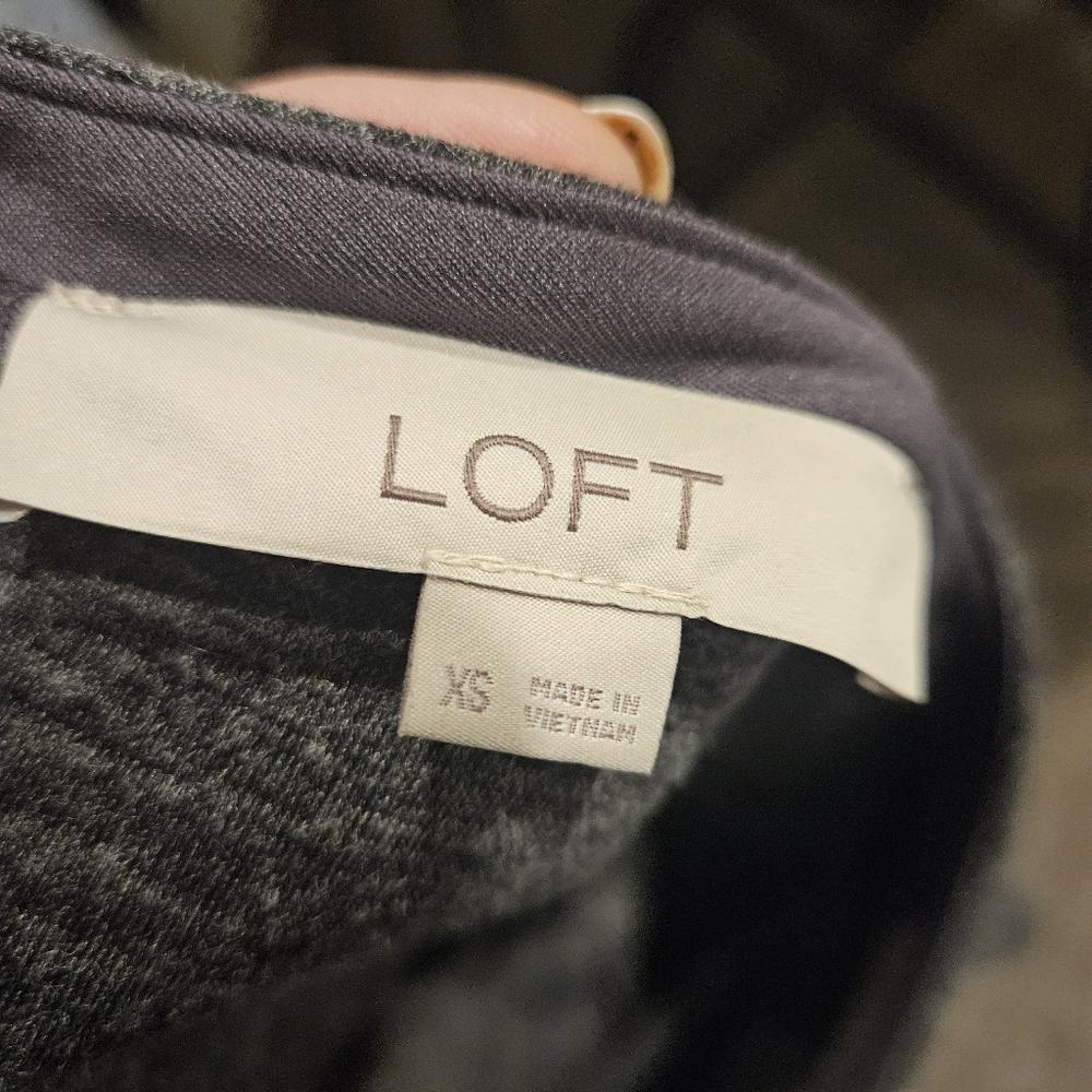 Loft Gray Cold Shoulder Sweater dress #237