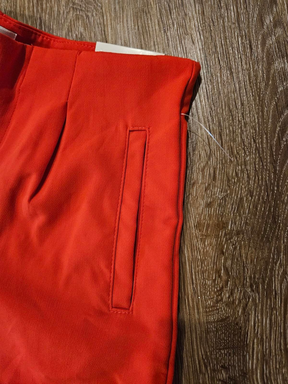 Nwt A New Day Red High-Waisted Stretch Shorts- Size 6 B16