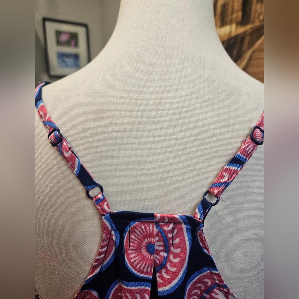 Mud Pie Vibrant Floral Print Summer Tank #173