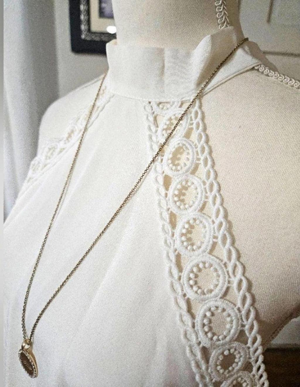 LuLu's White Lace Halter Dress - Perfect for Summer #66