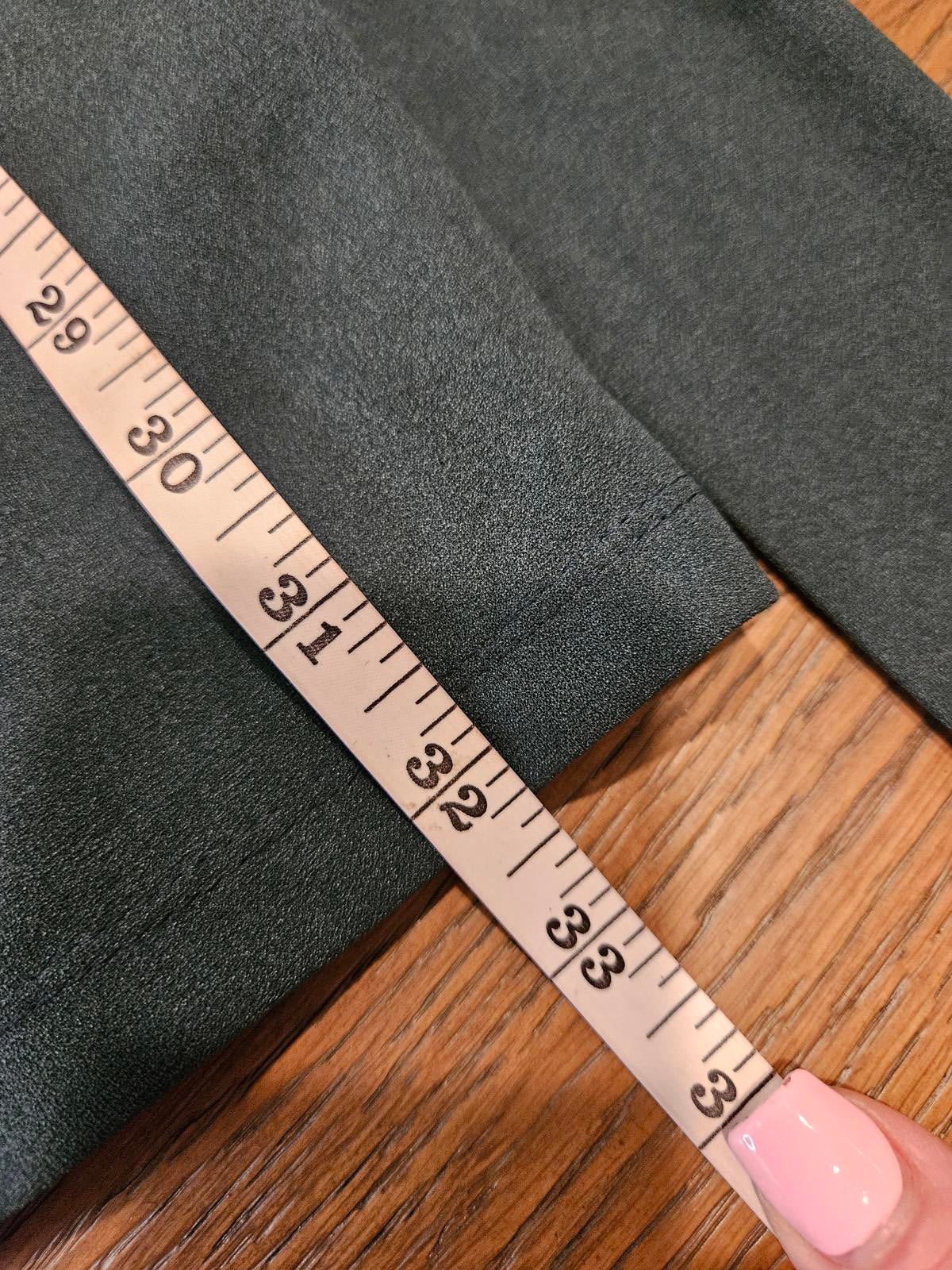 Lulus Forest Green Bell Sleeve Dress 639