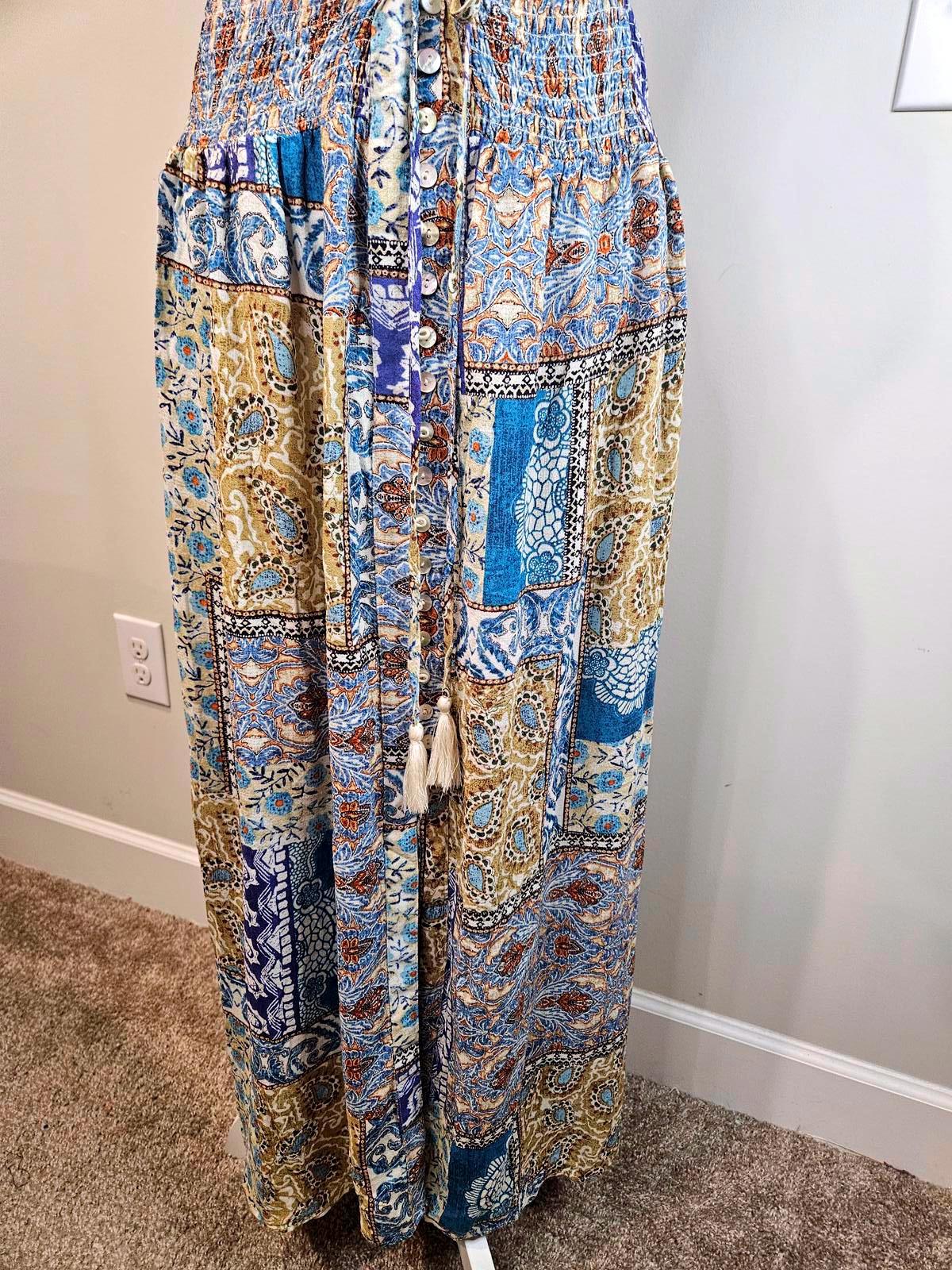 Nwt  2 Piece Christian Siriano Bohemian Maxi skirt and Top 1096