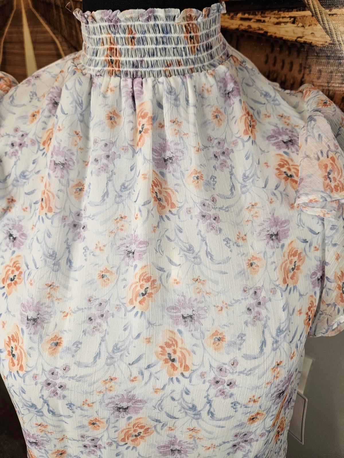 Nwt 1.State Floral Ruffled Dress - Perfect Summer Style #640