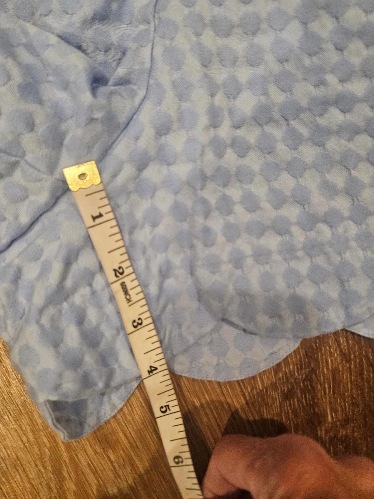 Nwot Crown & Ivy Light Blue Scalloped Hem Shorts Size 16 413