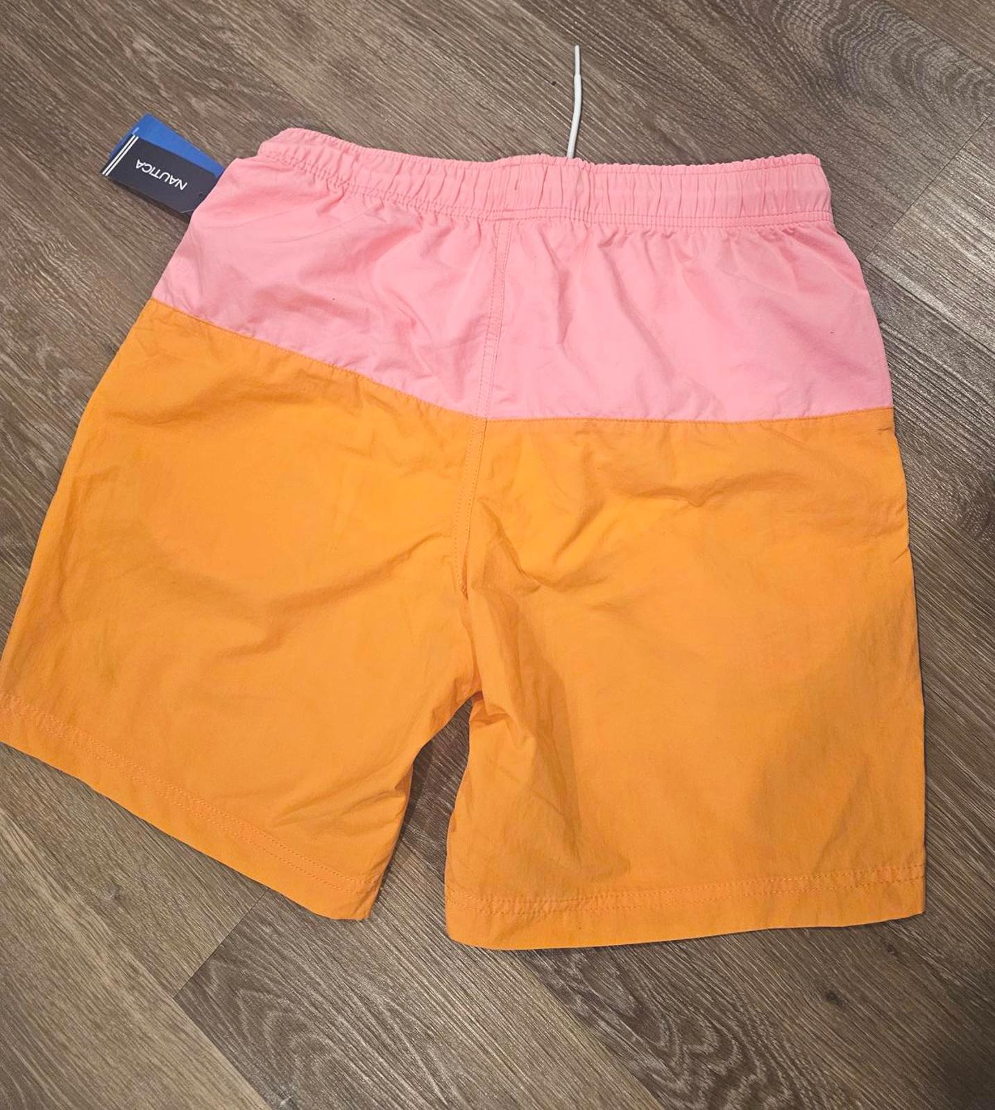 Nautica Men's Color Block Swim Trunks - Performance Fit, Size S 1245