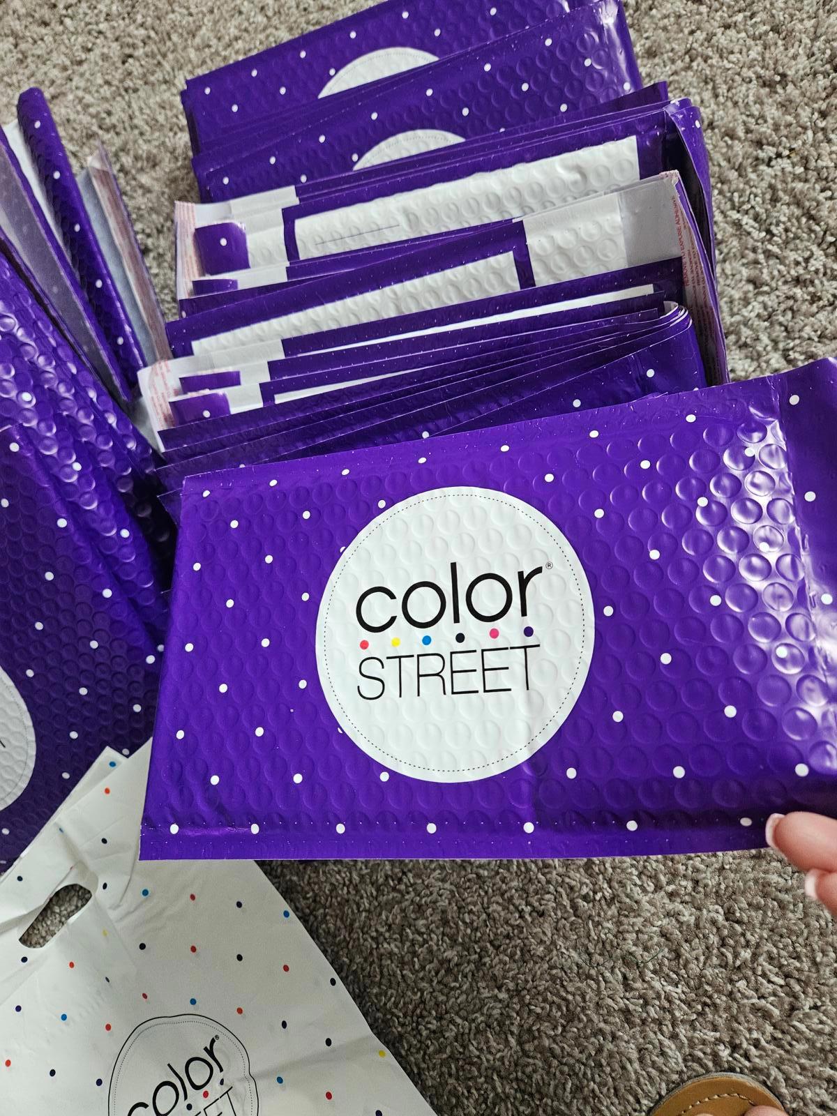 Lot of Colorstreet Bubble Mailers