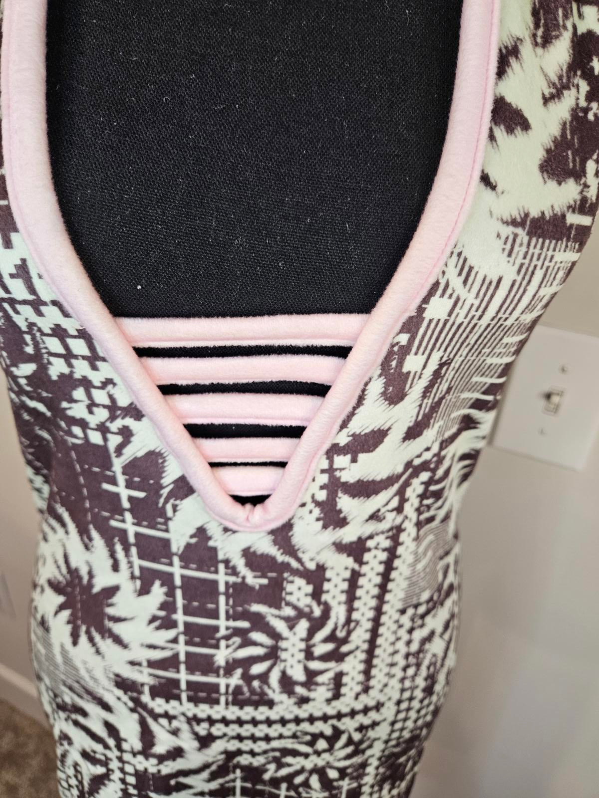 Nwot New Girl Order Halter Neck Mini Dress with Palm Print 780