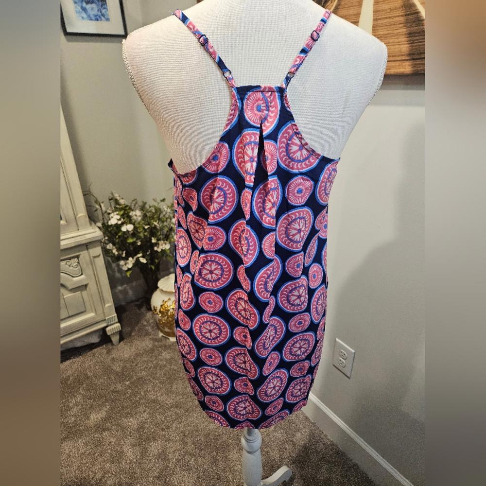Mud Pie Vibrant Floral Print Summer Tank #173