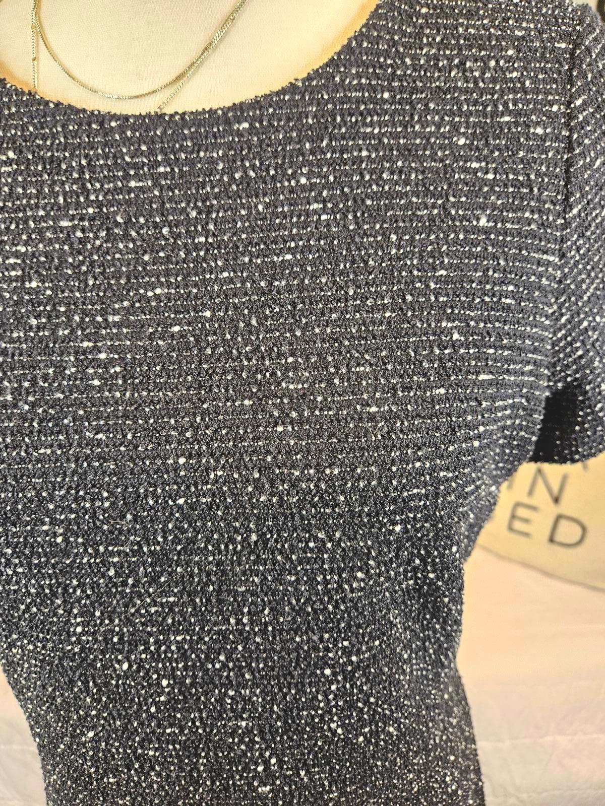 Loft Textured Short Sleeve Dress H65
