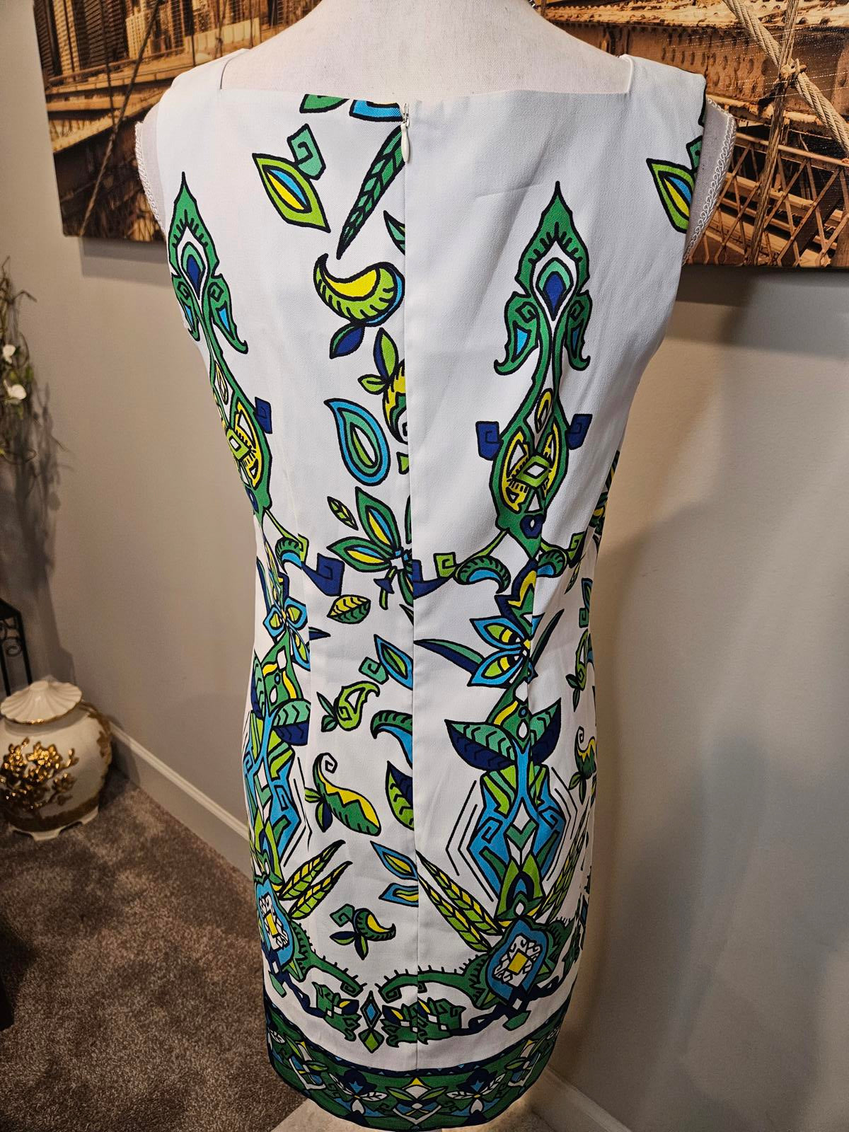 Kim Rogers Women's Colorful Shift Dress - Size 8 #78