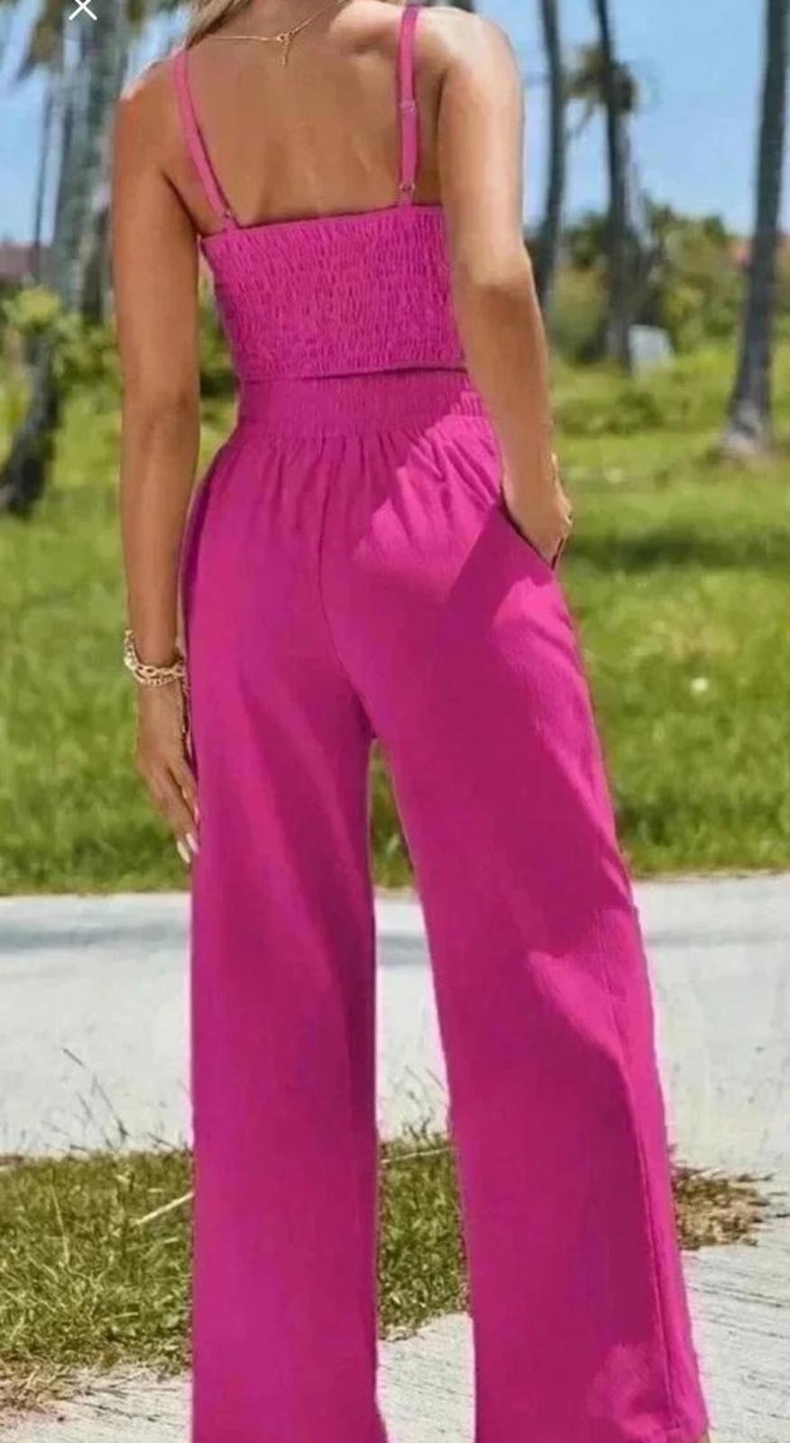 Nwt 21 Saints Stylish Wide Leg Pants - Light Rasberry 856