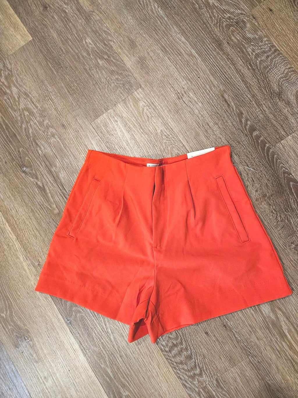 Nwt A New Day Red High-Waisted Stretch Shorts- Size 6 B16