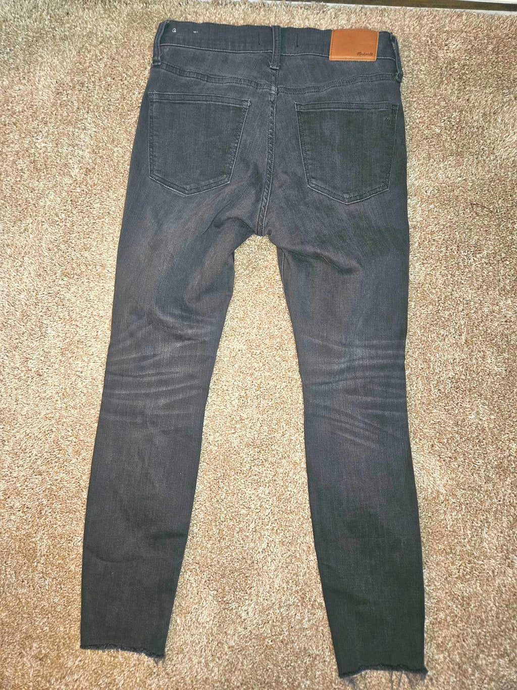 Madewell High-Rise Skinny Distressed Jeans #327