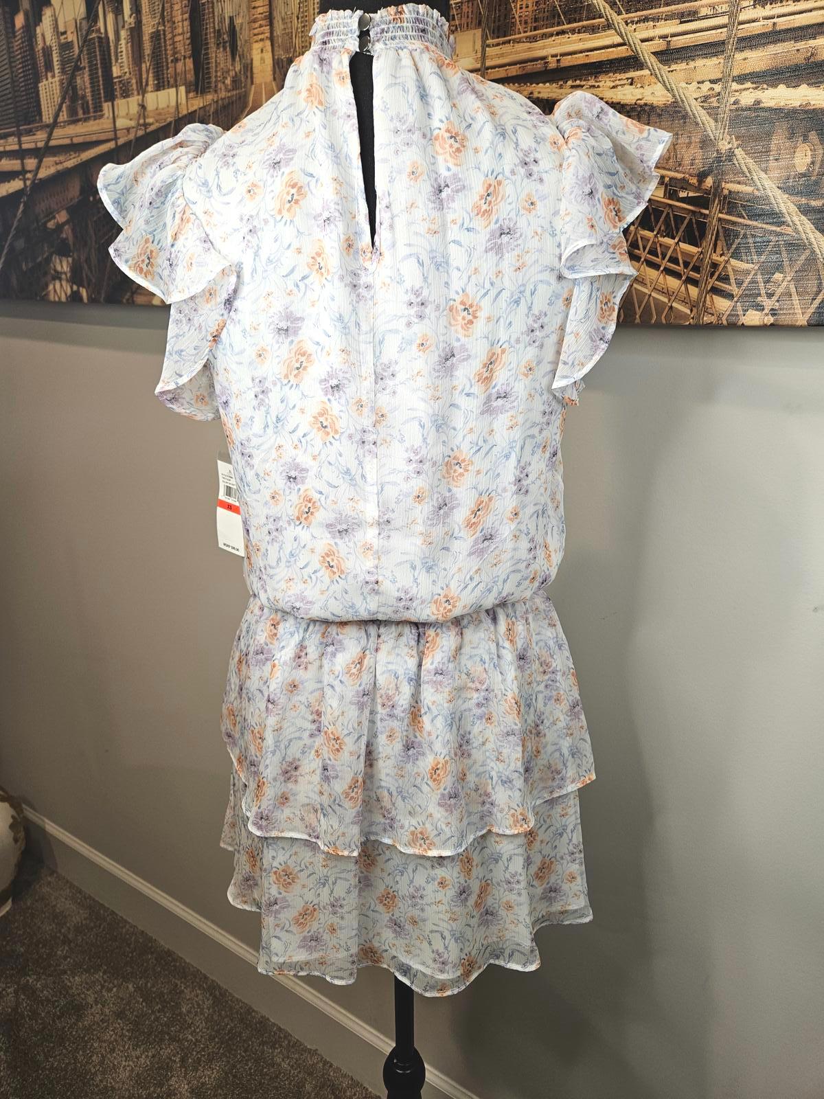 Nwt 1.State Floral Ruffled Dress - Perfect Summer Style #640