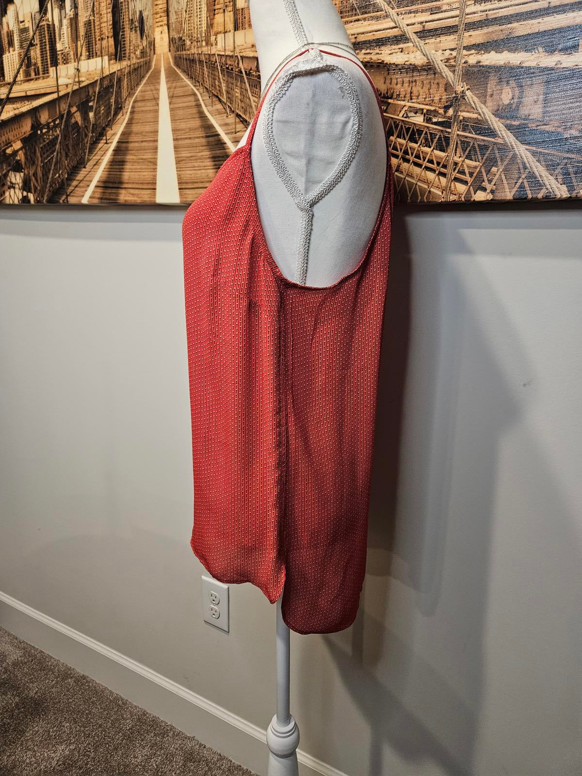 Loft Chic Red Spaghetti Strap Top #19
