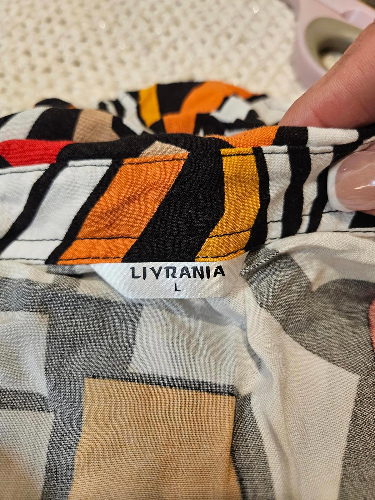 Livrania Retro Style Button Down Blouse-Size L 35