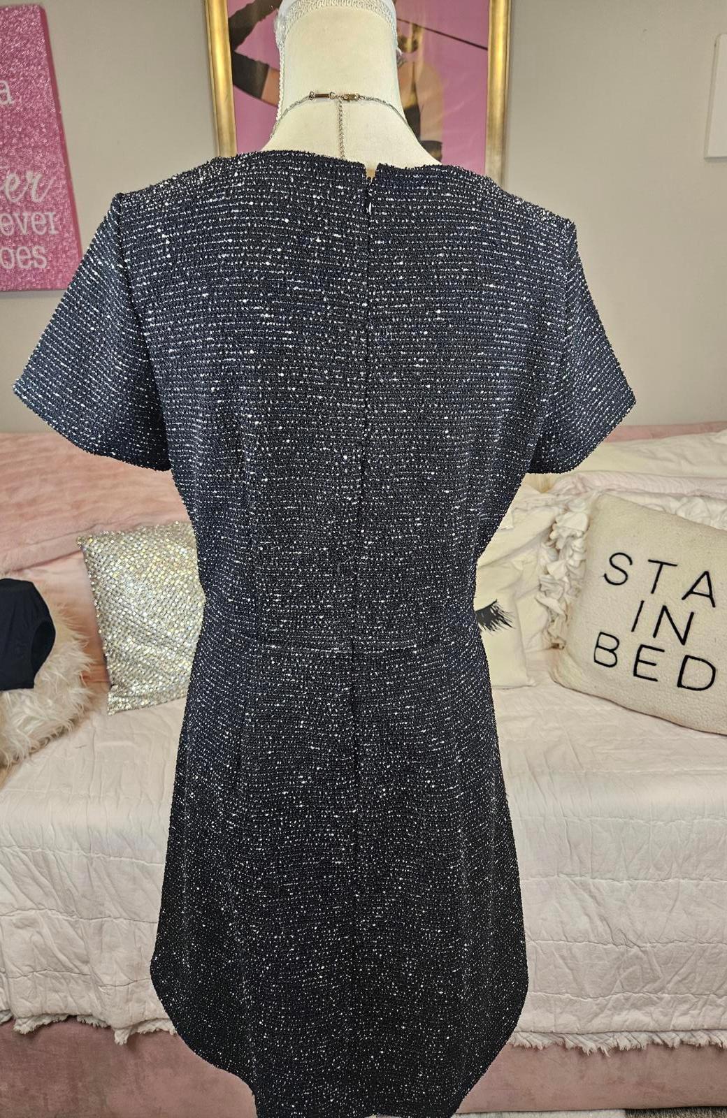 Loft Textured Short Sleeve Dress H65