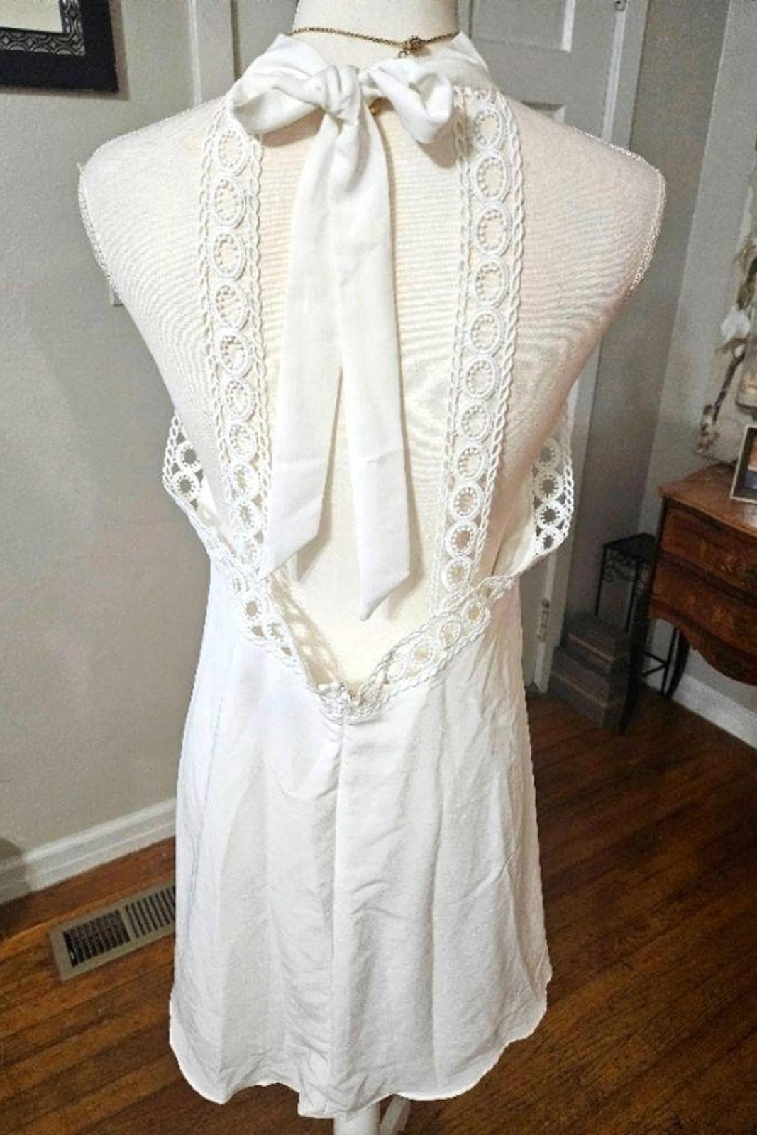 LuLu's White Lace Halter Dress - Perfect for Summer #66