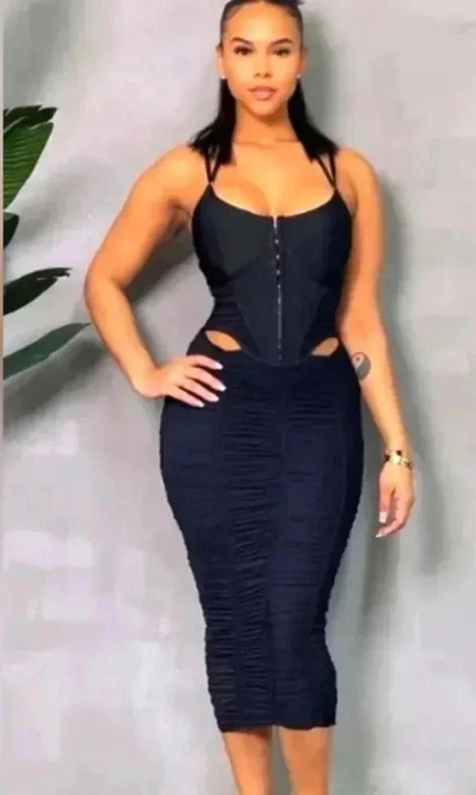NWT Love Highlight Bodycon Dress with Cutouts