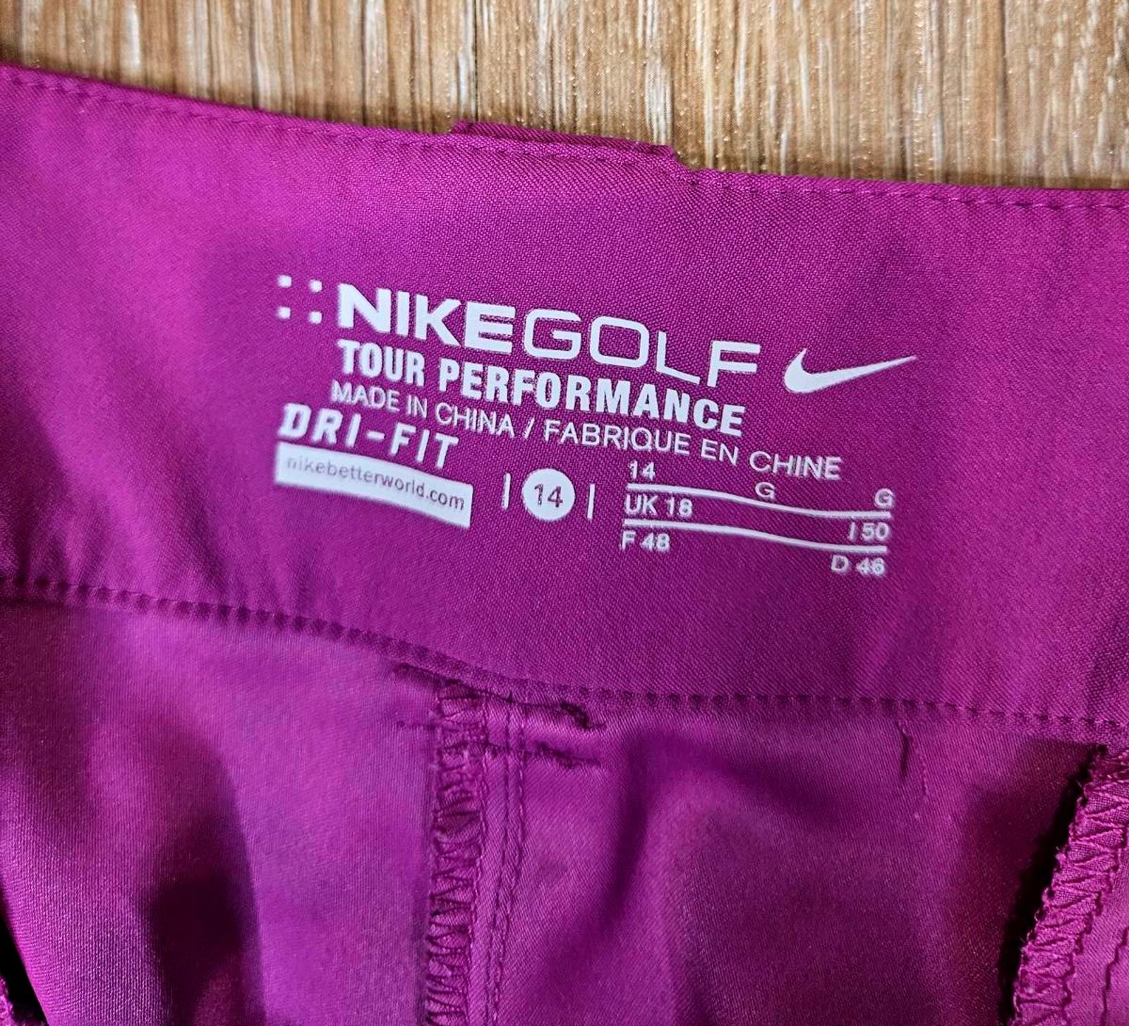 Nike Golf Dri-Fit Tour Performance Shorts - Size 14 - Bold Purple 1077