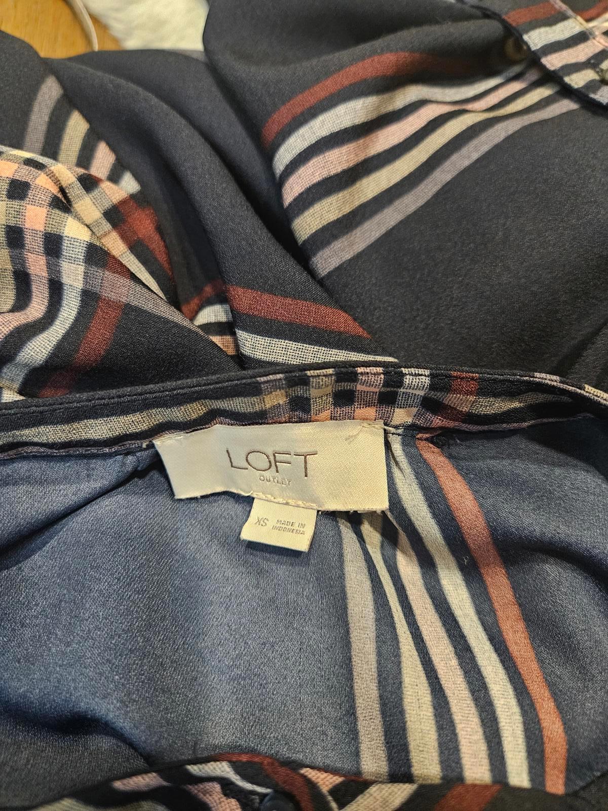 LOFT Stylish Plaid Tunic Dress #16